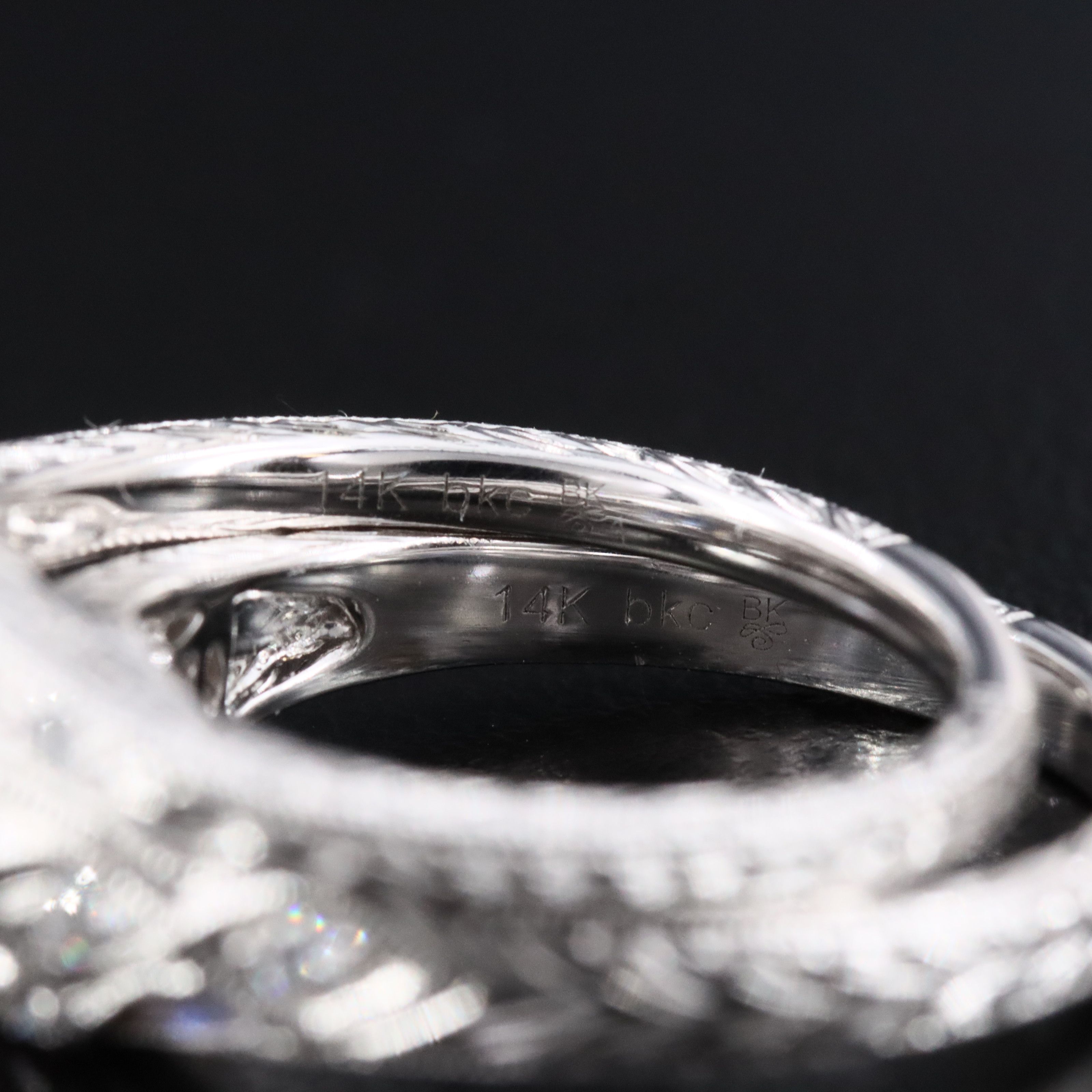 Barry Kieselstein-Cord 14K Sapphire and Diamond Ring Set