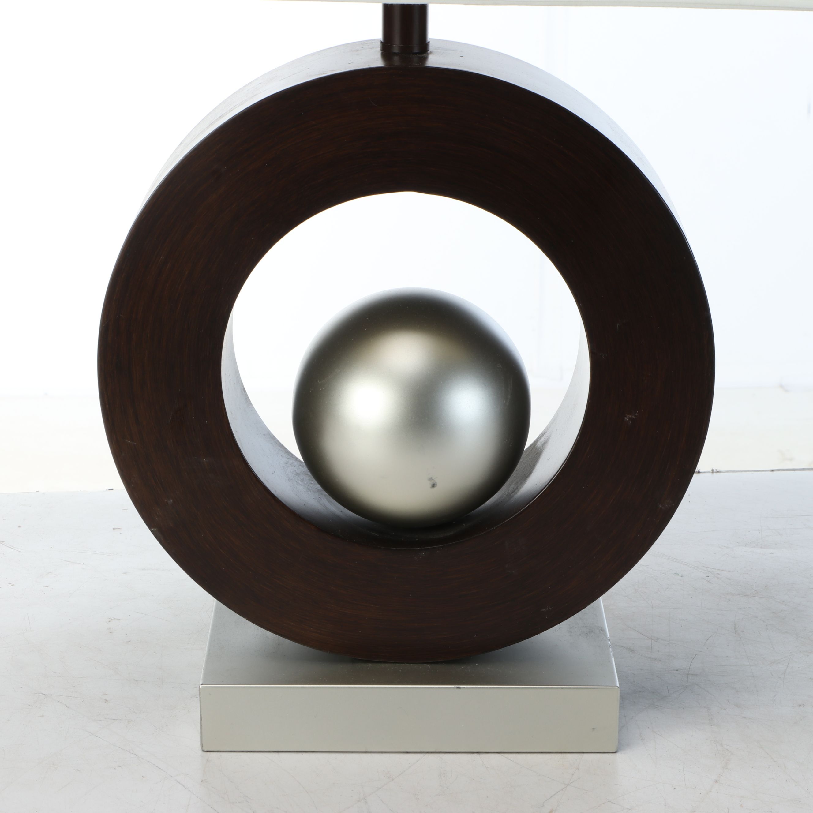 Lite Source Postmodern "Illumine" Table Lamp with Cotton Shade, 2007