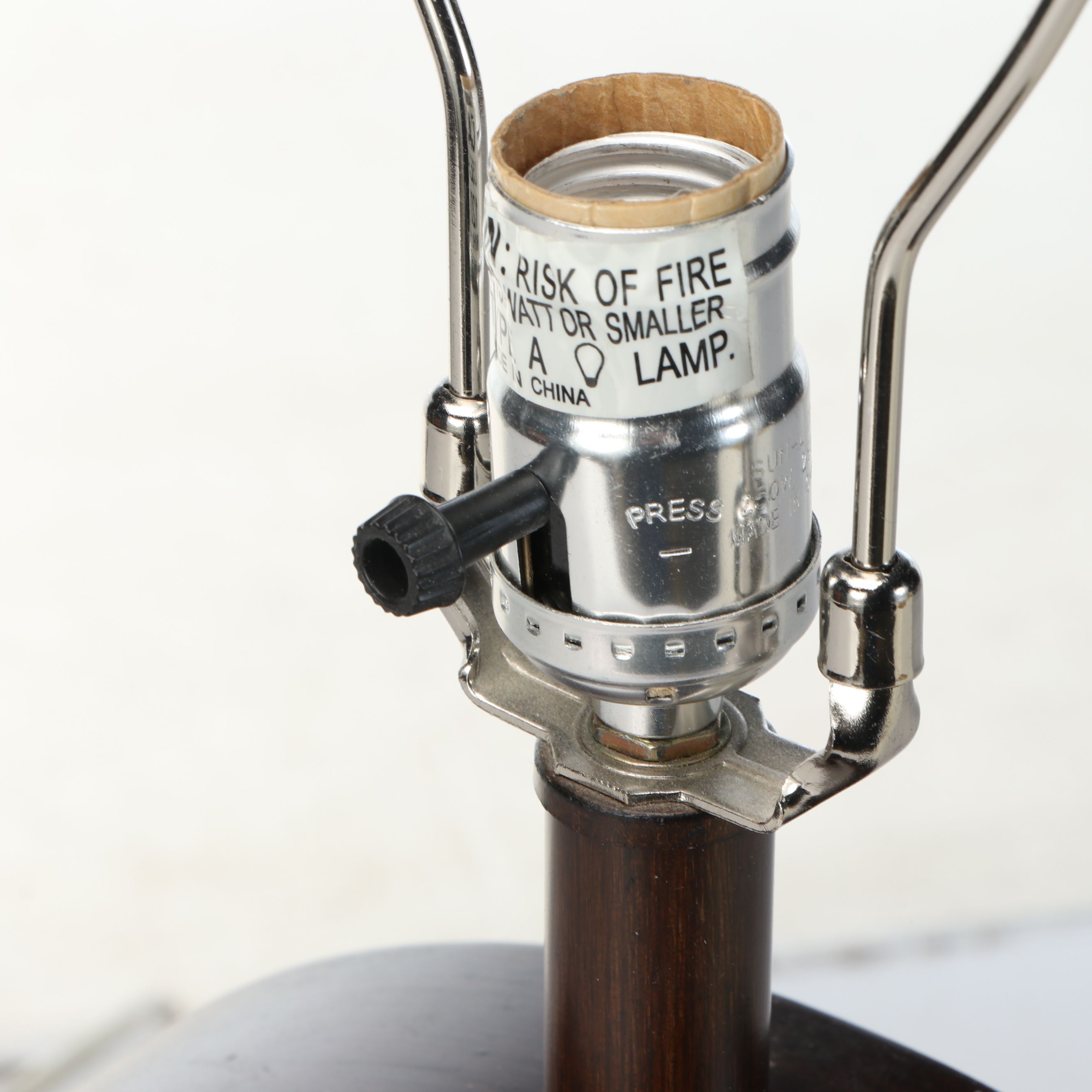 Lite Source Postmodern "Illumine" Table Lamp with Cotton Shade, 2007