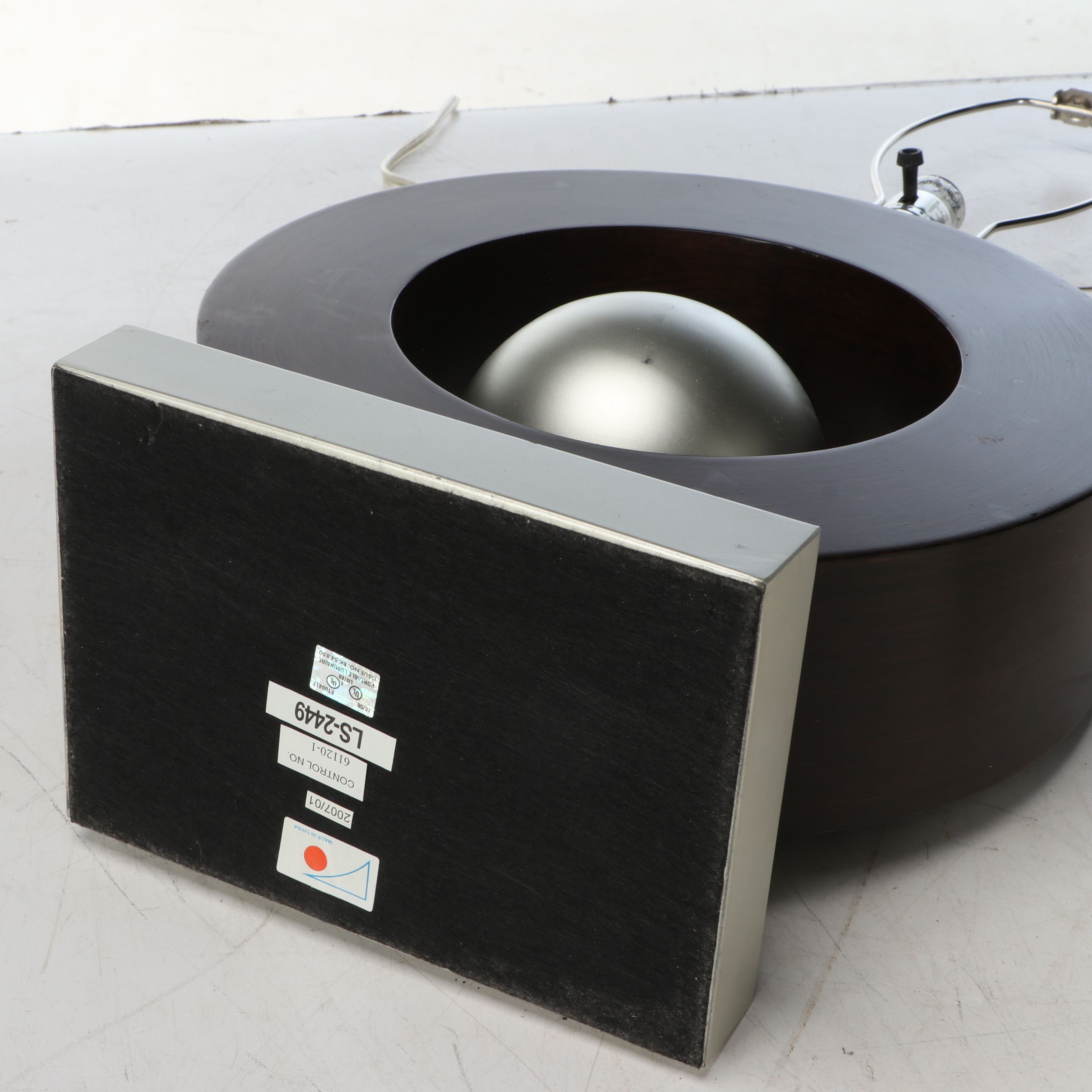 Lite Source Postmodern "Illumine" Table Lamp with Cotton Shade, 2007