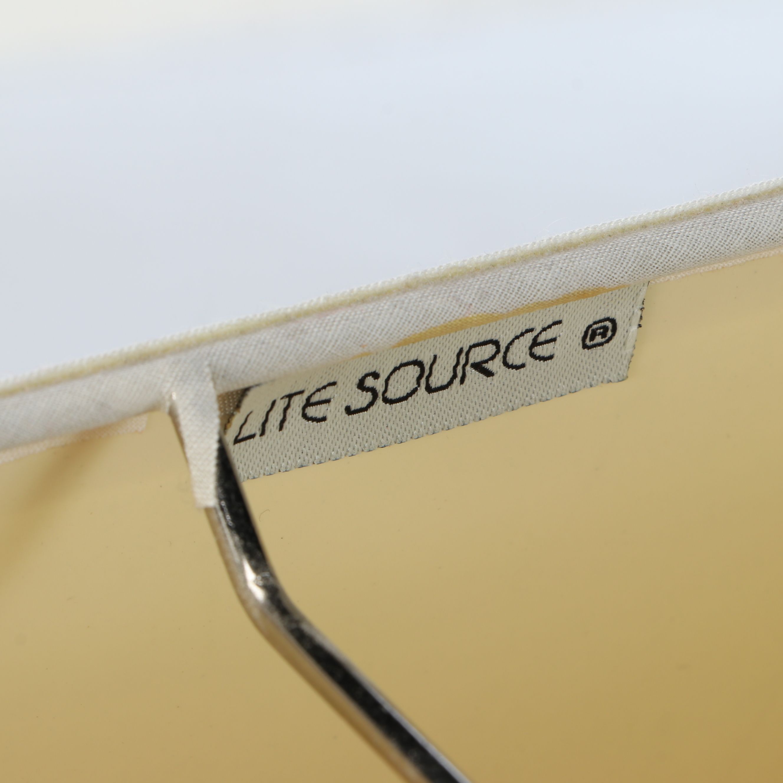 Lite Source Postmodern "Illumine" Table Lamp with Cotton Shade, 2007