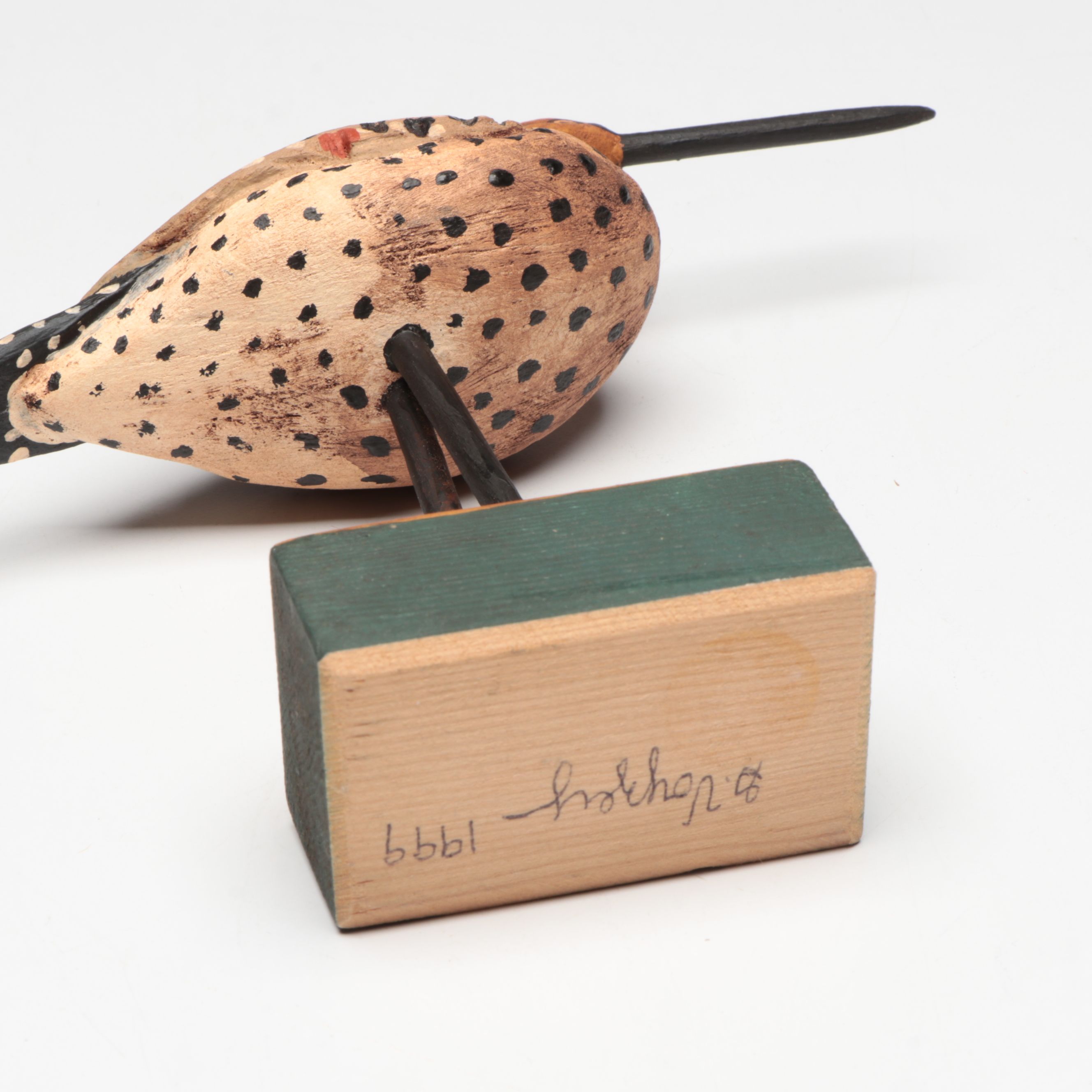 George Voyzey Folk Art Handcrafted Wood Shorebirds