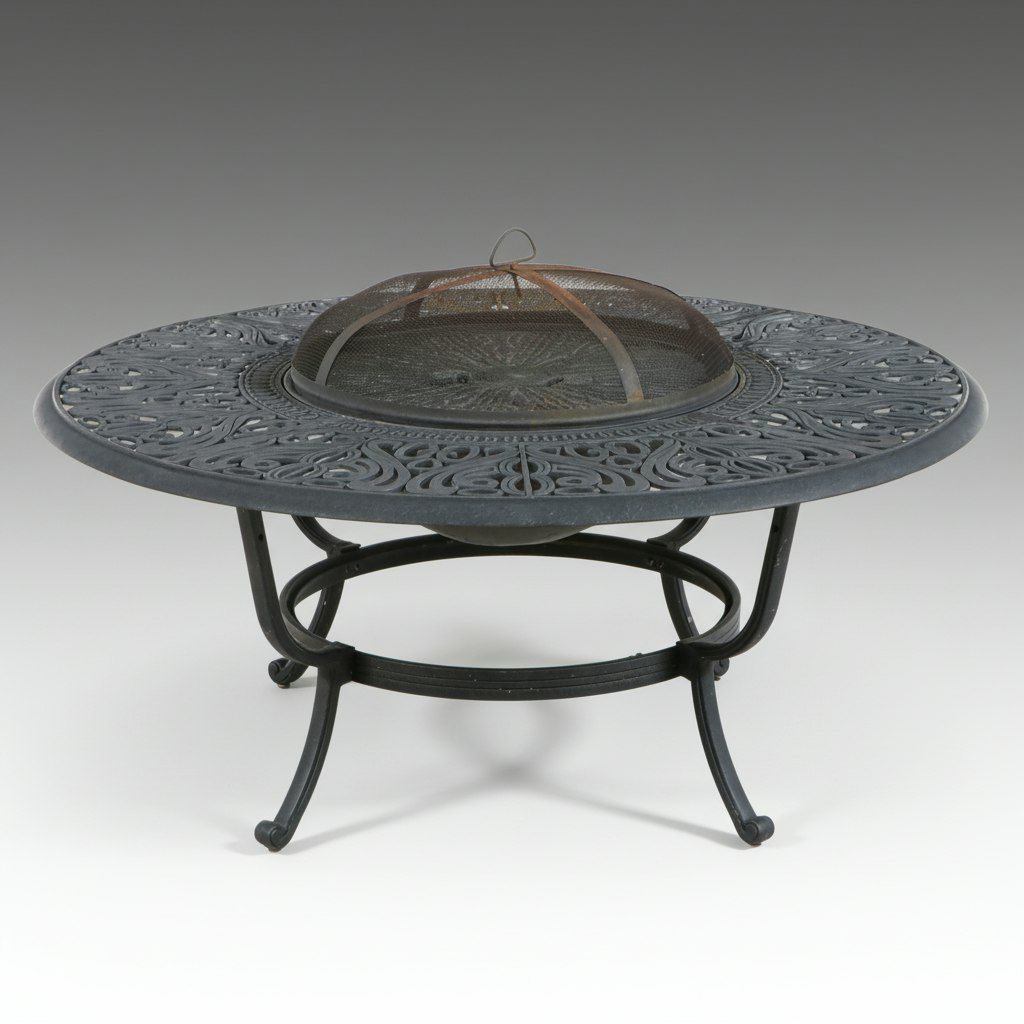 Outdoor Round Fire Pit Table