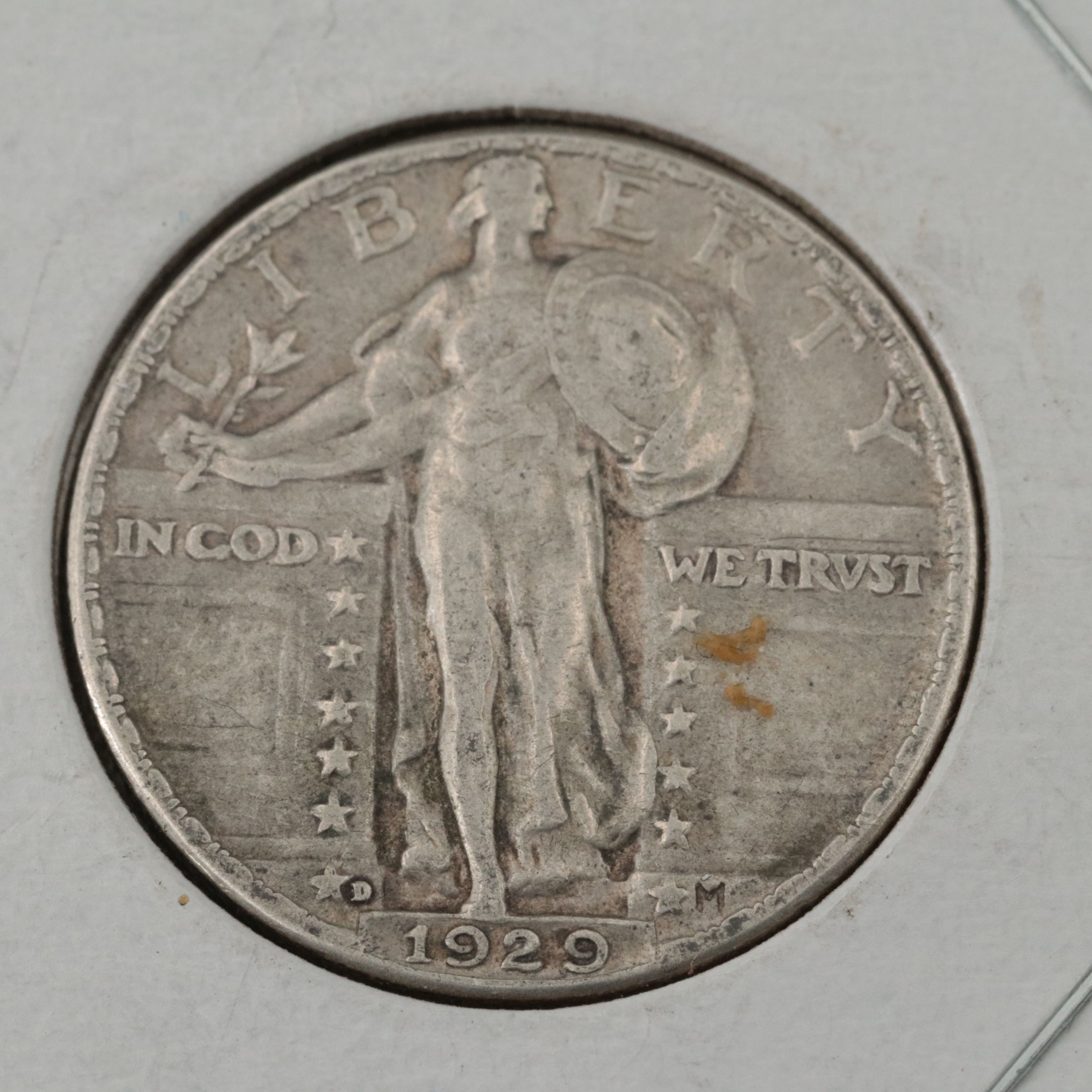 Seven Assorted Date Standing Liberty Quarters with a Better 1929-D