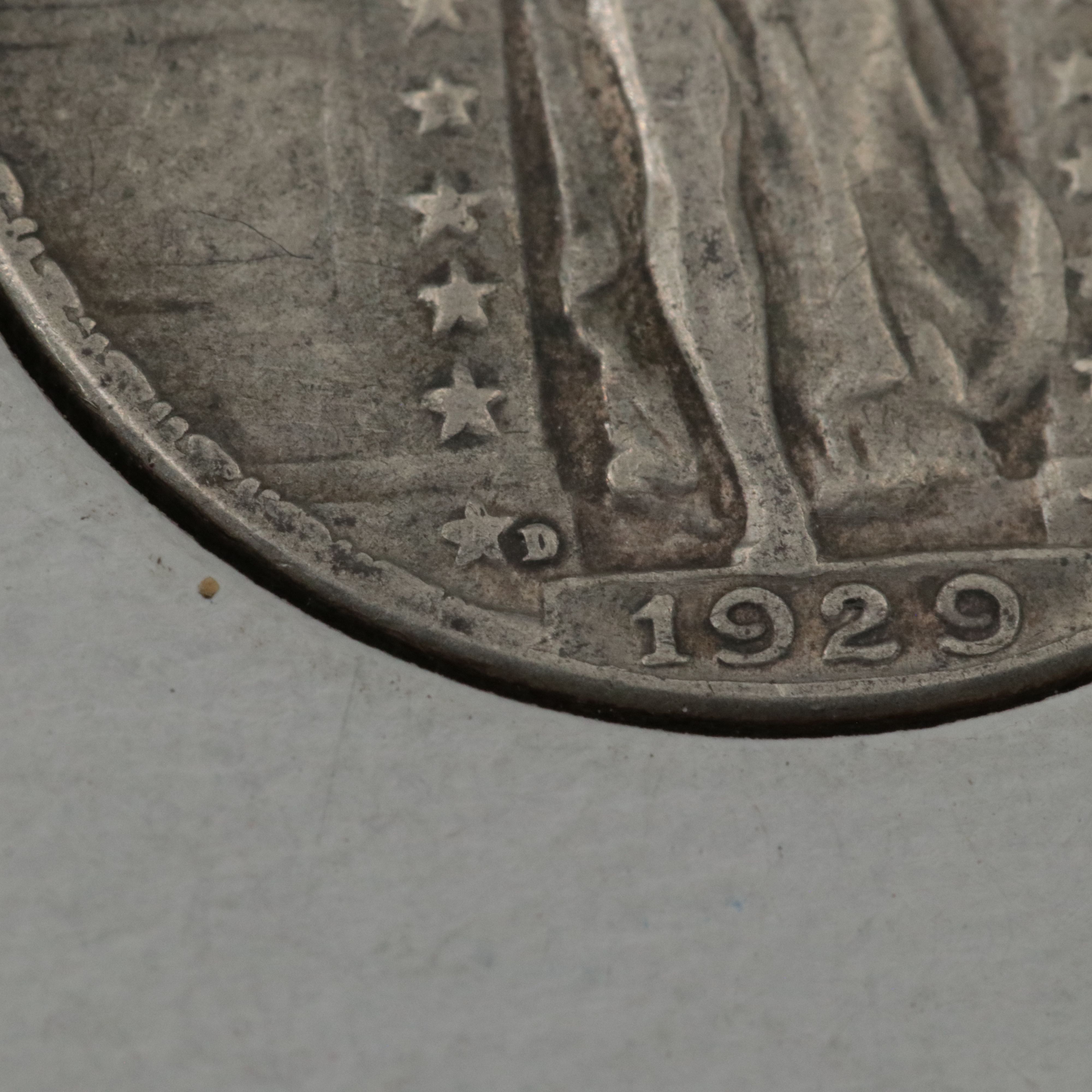 Seven Assorted Date Standing Liberty Quarters with a Better 1929-D