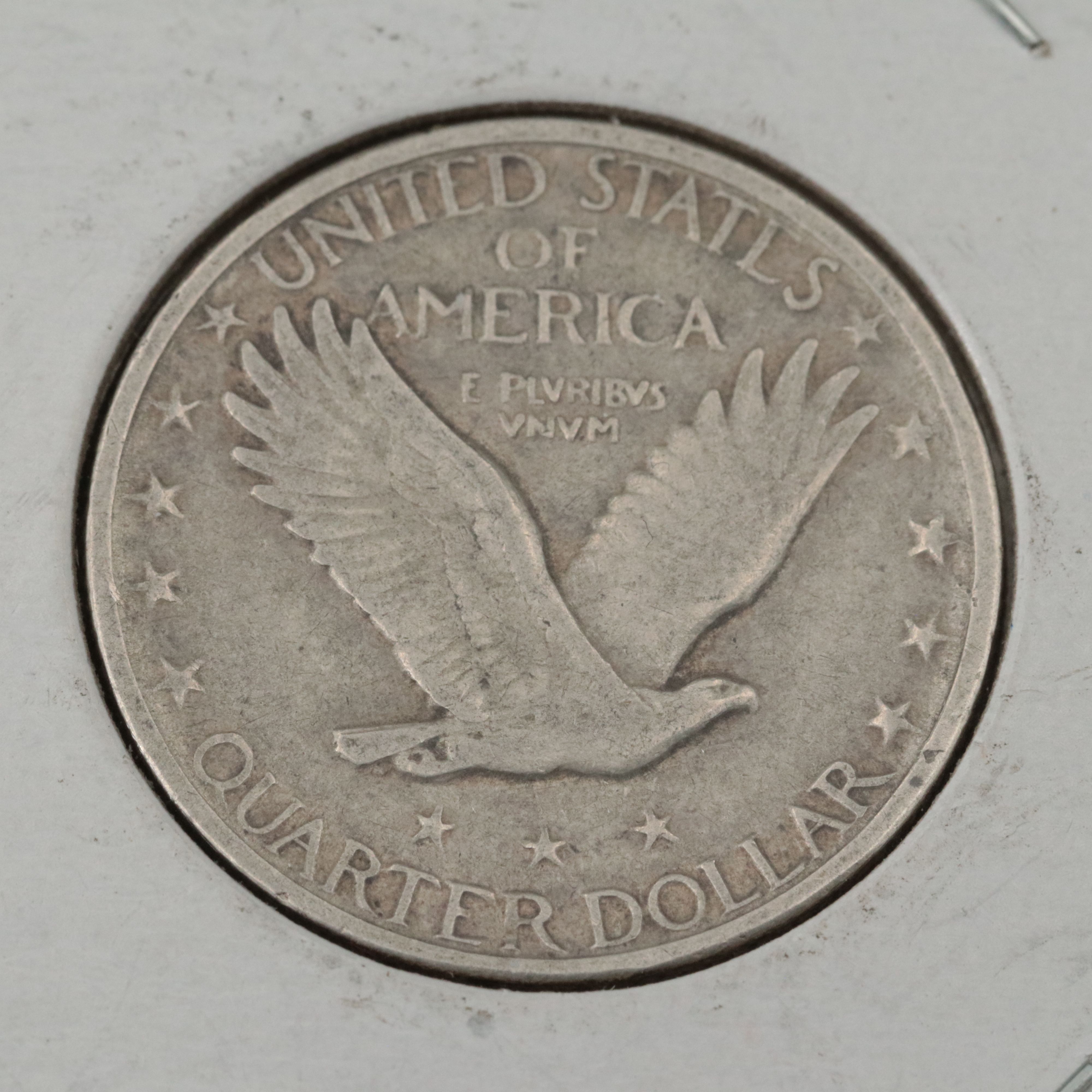 Seven Assorted Date Standing Liberty Quarters with a Better 1929-D