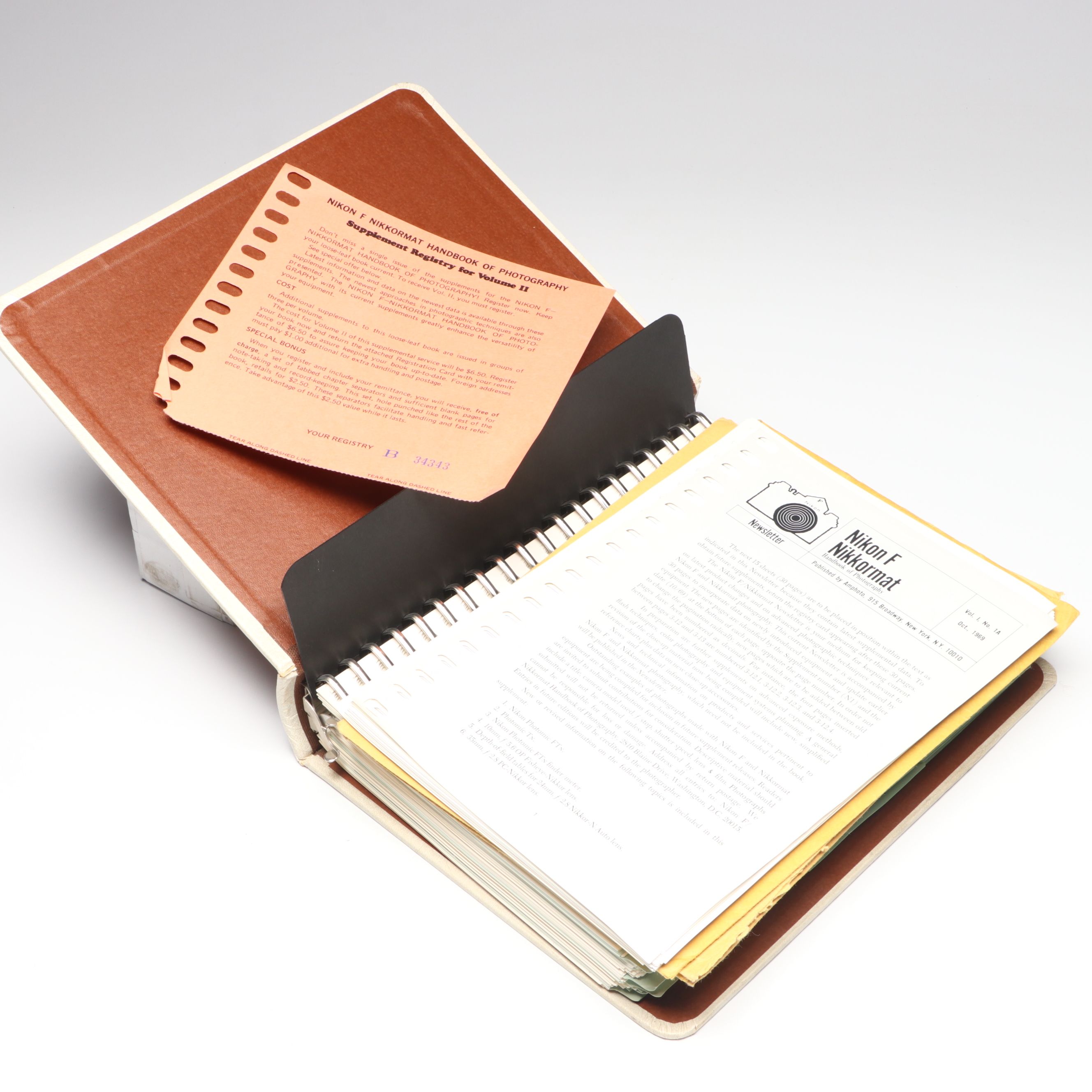 Nikon F, 50mm 1.4 Lens, Nikon F Nikkormat Photography Handbook and Nikon Items