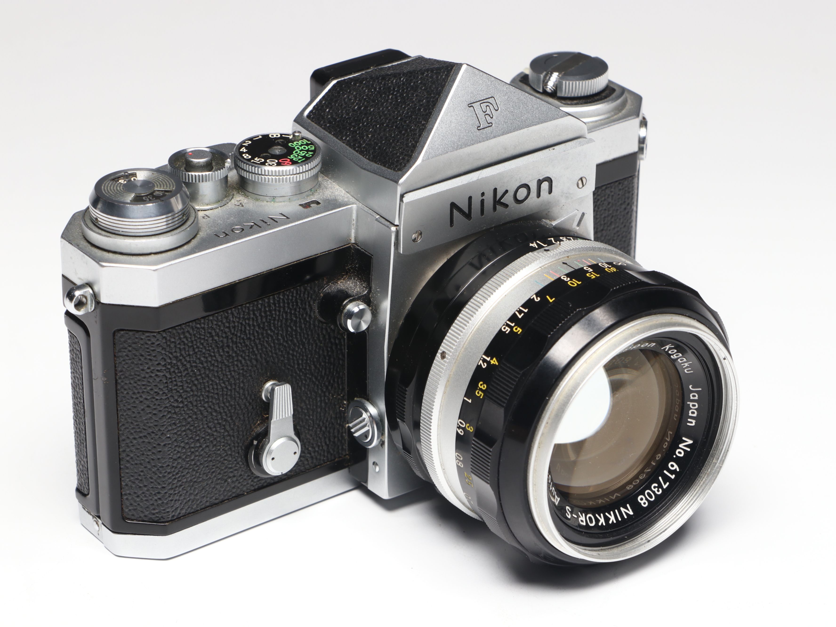 Nikon F, 50mm 1.4 Lens, Nikon F Nikkormat Photography Handbook and Nikon Items