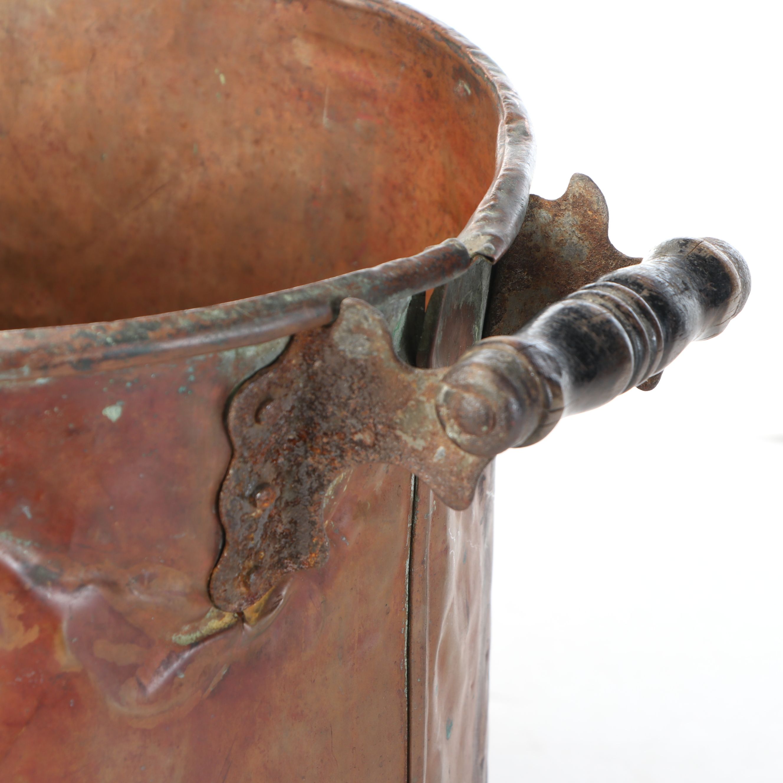 Primitive Copper Boiler Wash Tub