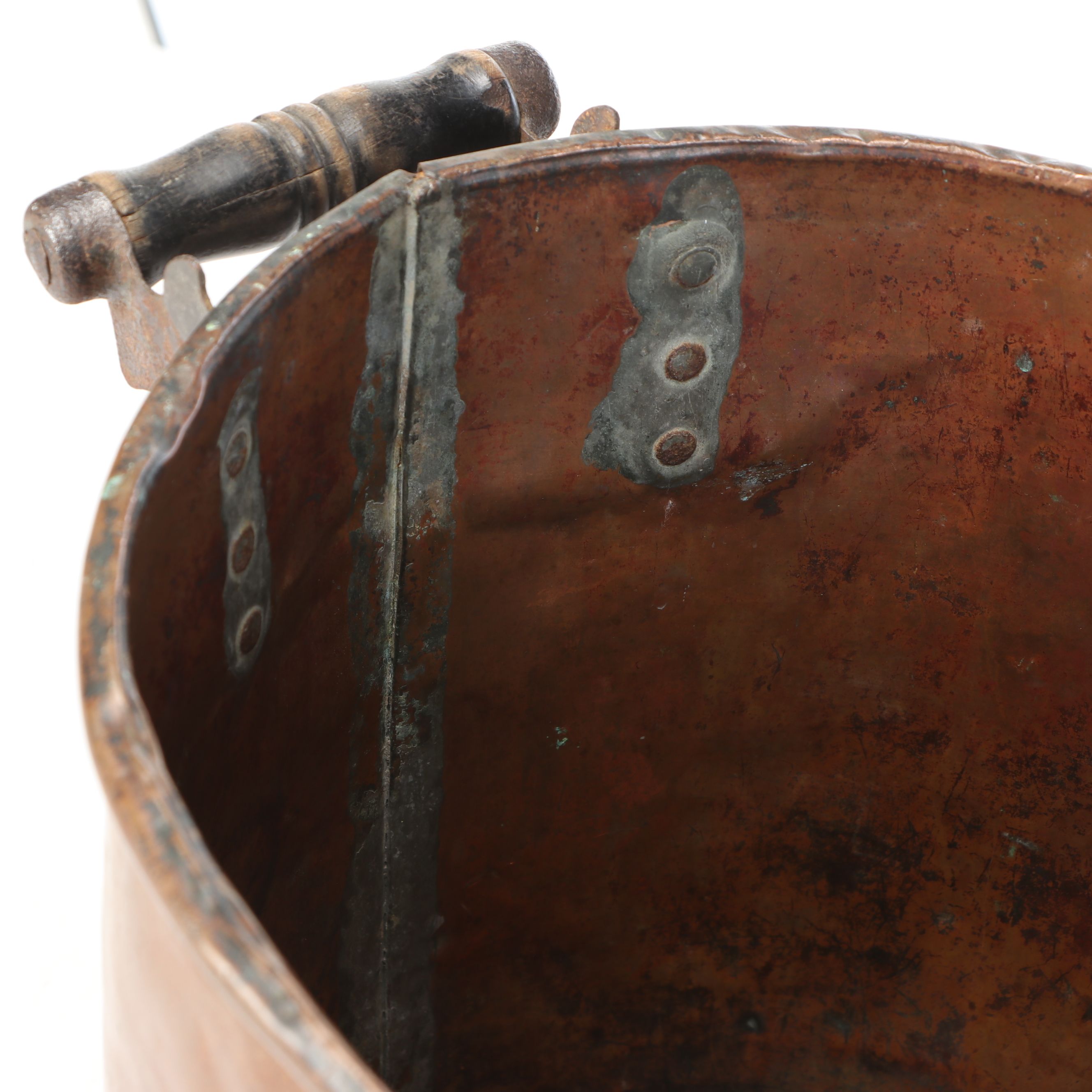 Primitive Copper Boiler Wash Tub