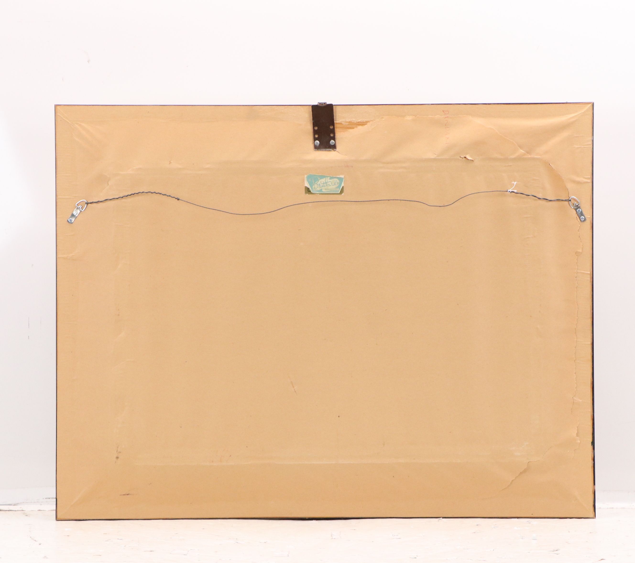 Alfano Dardari Still Life Oil Painting with Kitten, 1965