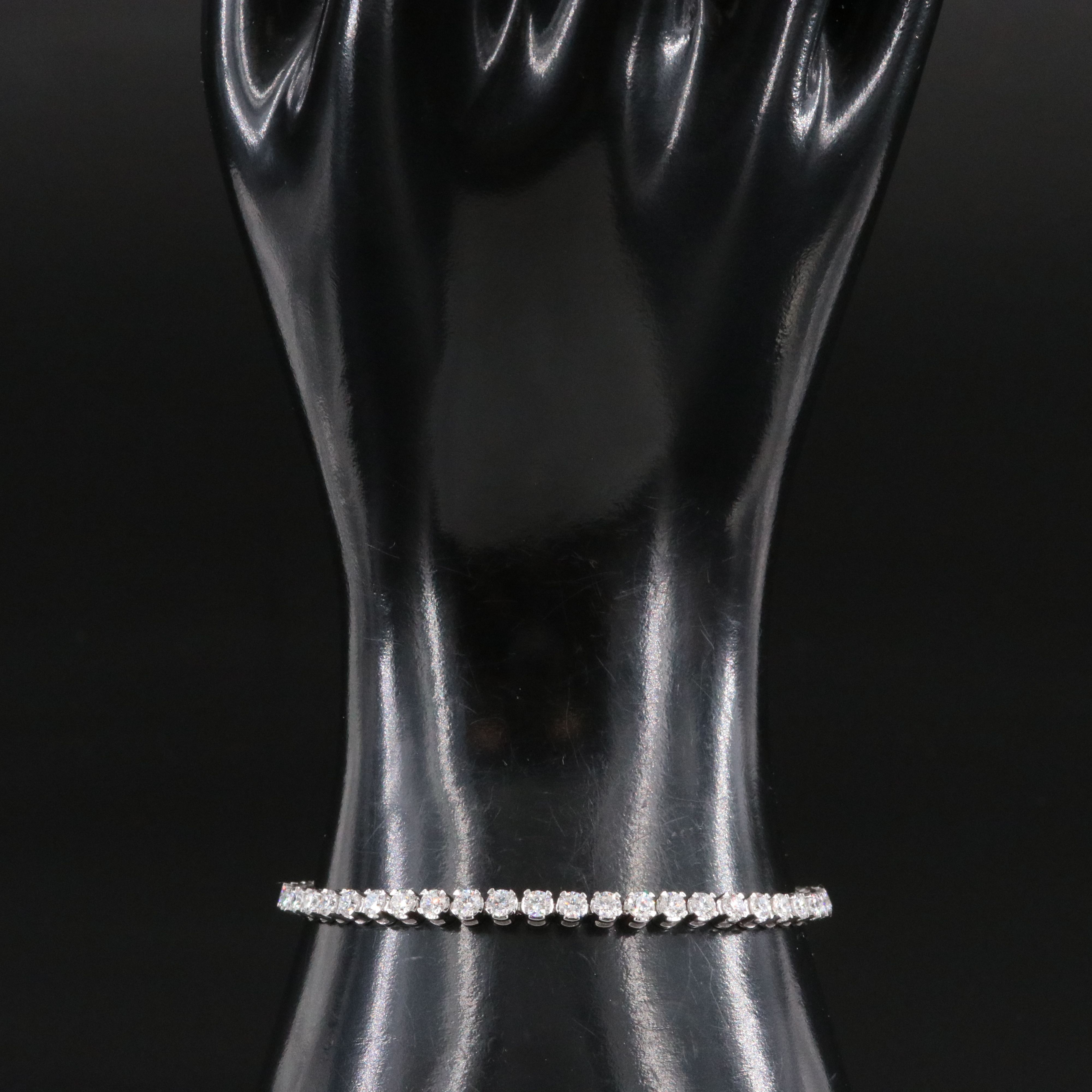 14K 4.65 CTW Lab Grown Diamond Line Bracelet