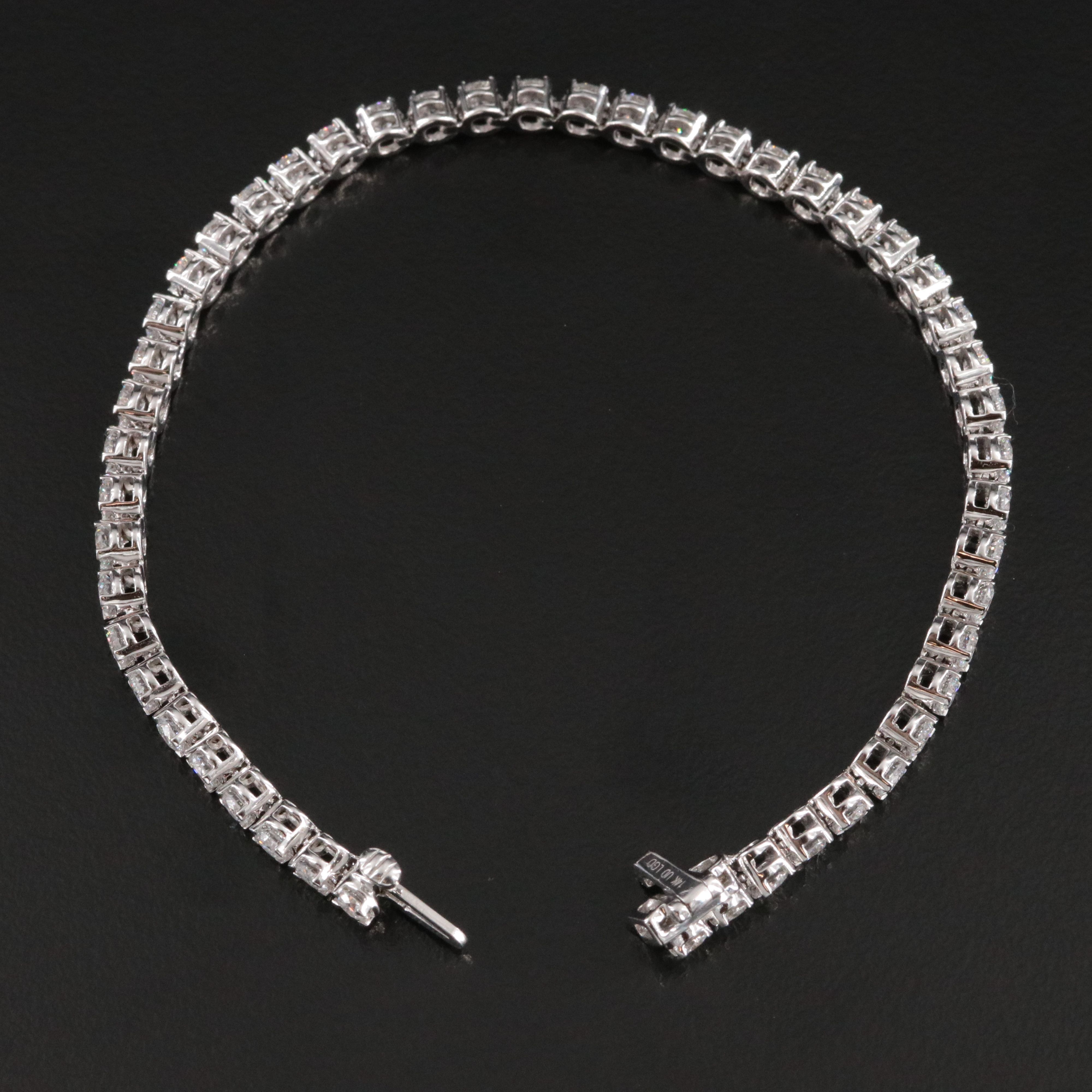 14K 4.65 CTW Lab Grown Diamond Line Bracelet