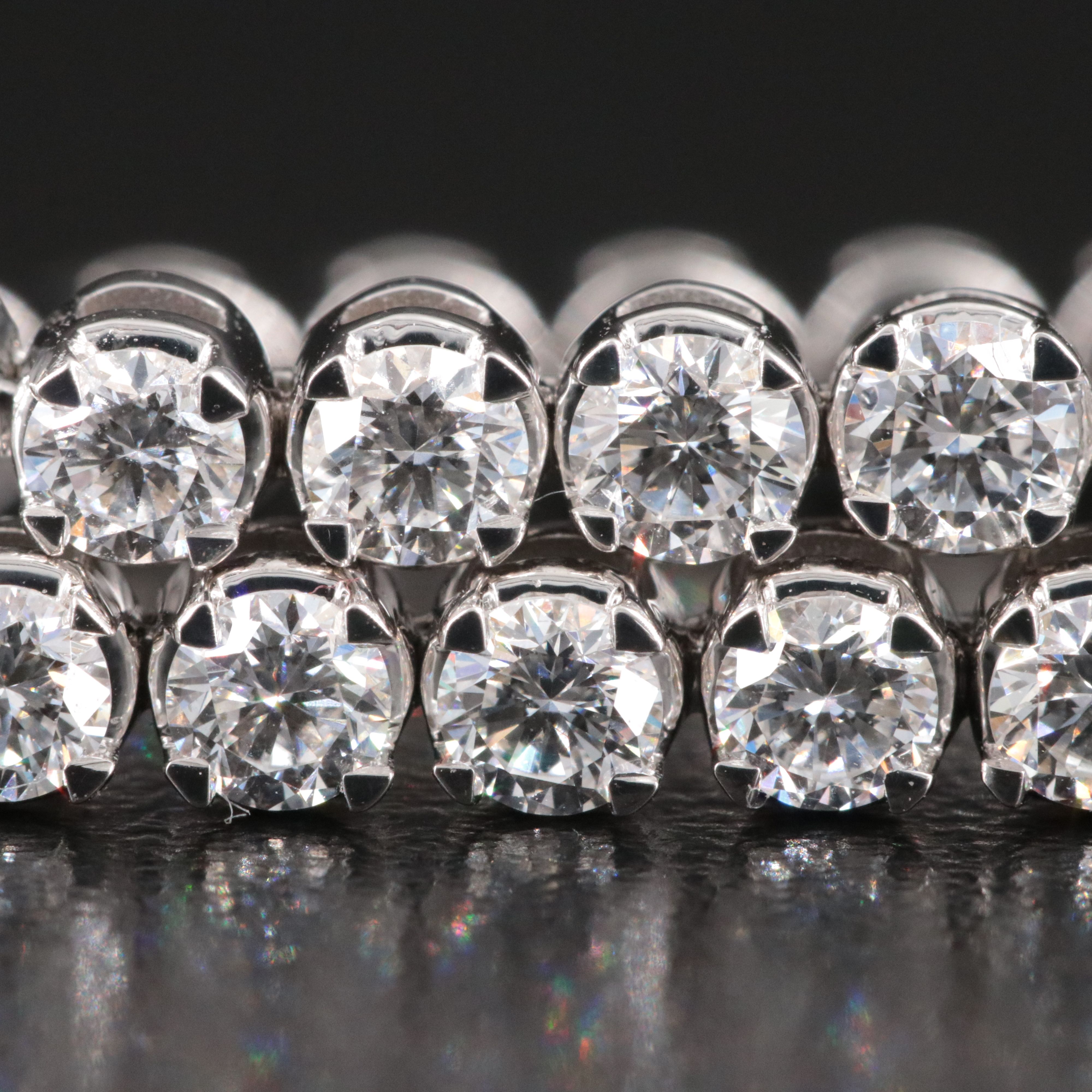 14K 4.65 CTW Lab Grown Diamond Line Bracelet