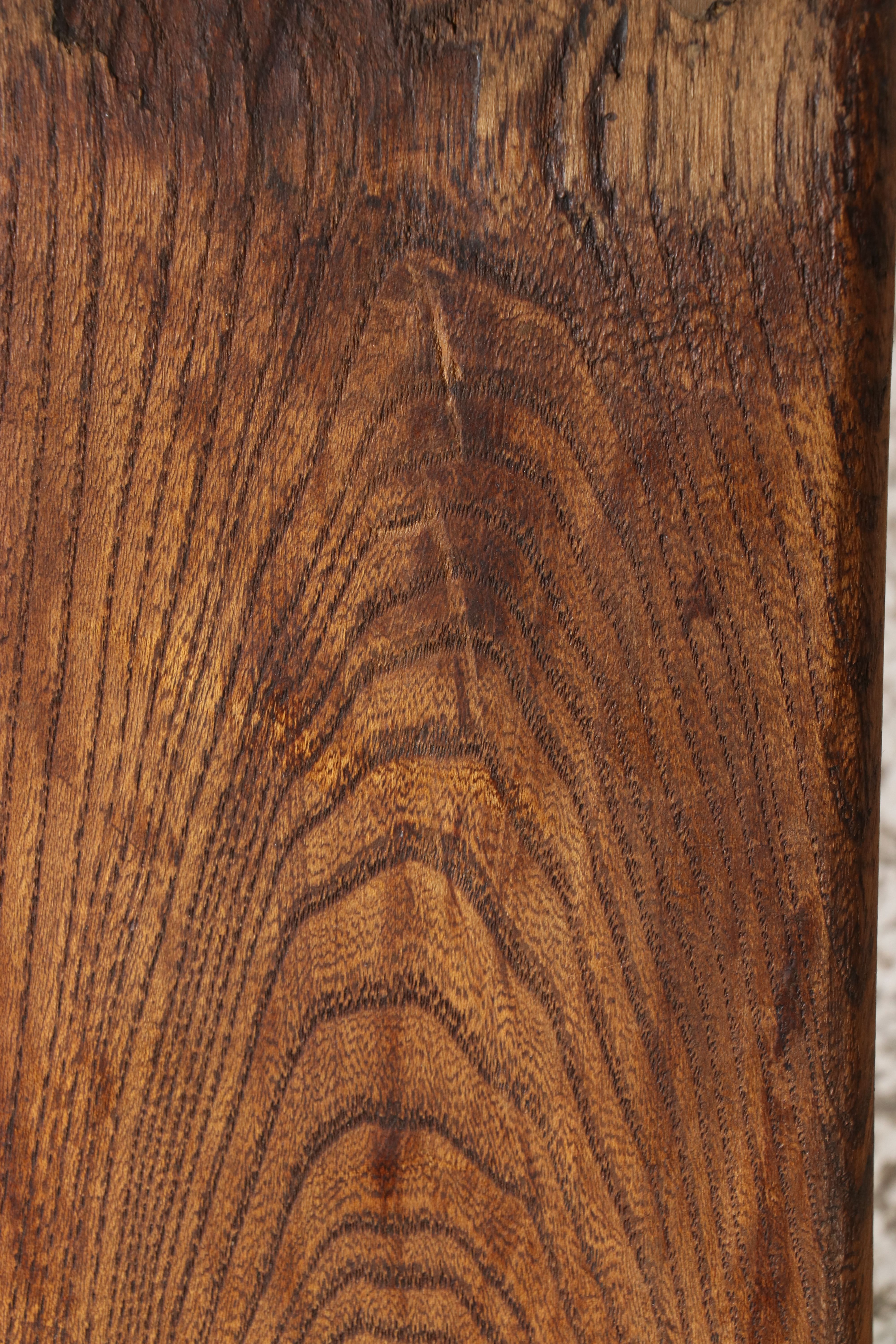 Continental European Style Carved Oak Three-Legged Birthing Stool