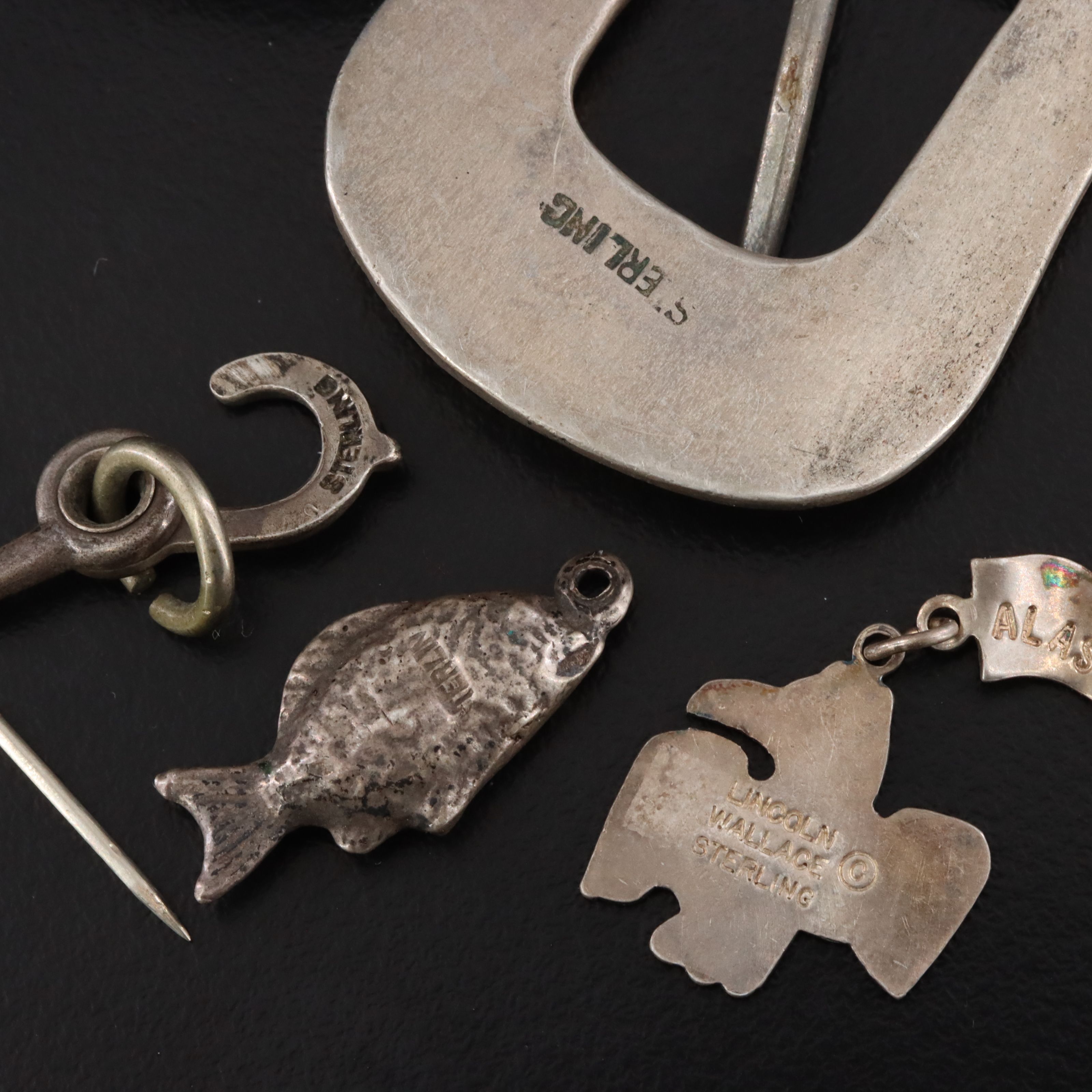 Vintage Sterling Jewelry Collection Featured in Articulated Charms
