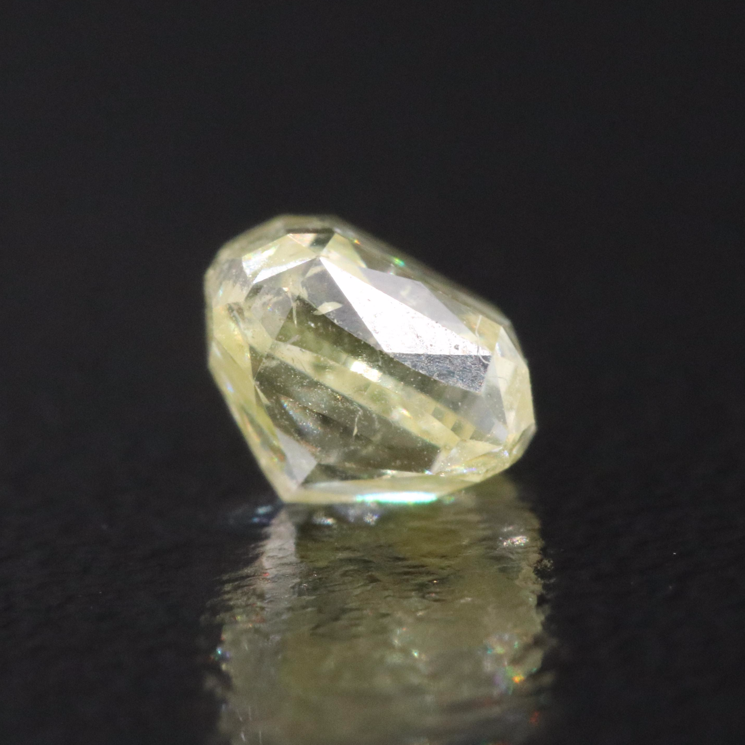 Loose 1.00 CT Fancy Yellow Diamond