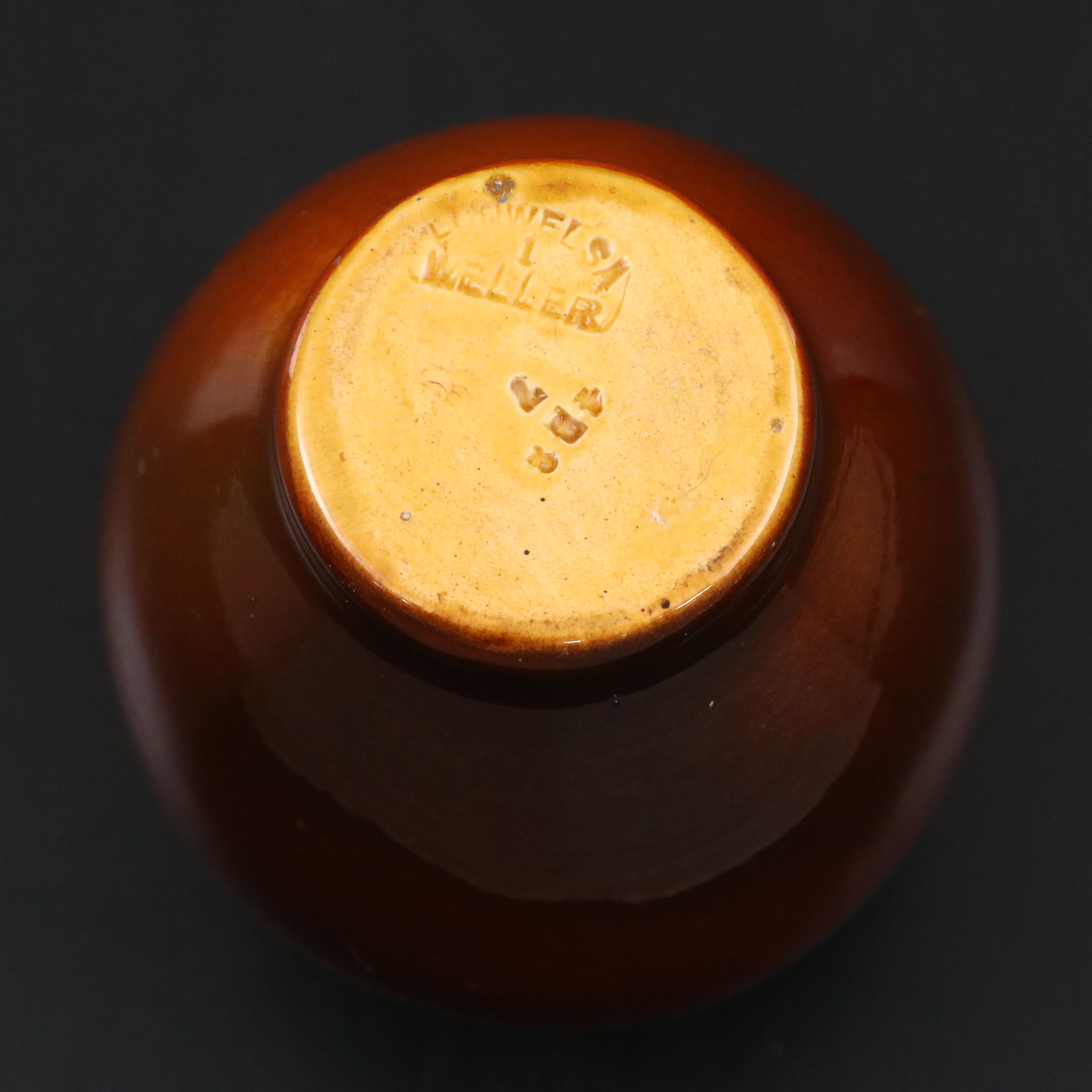 Weller Pottery Louwelsa Floral Ceramic Vase, Late 19th/Early 20th Century