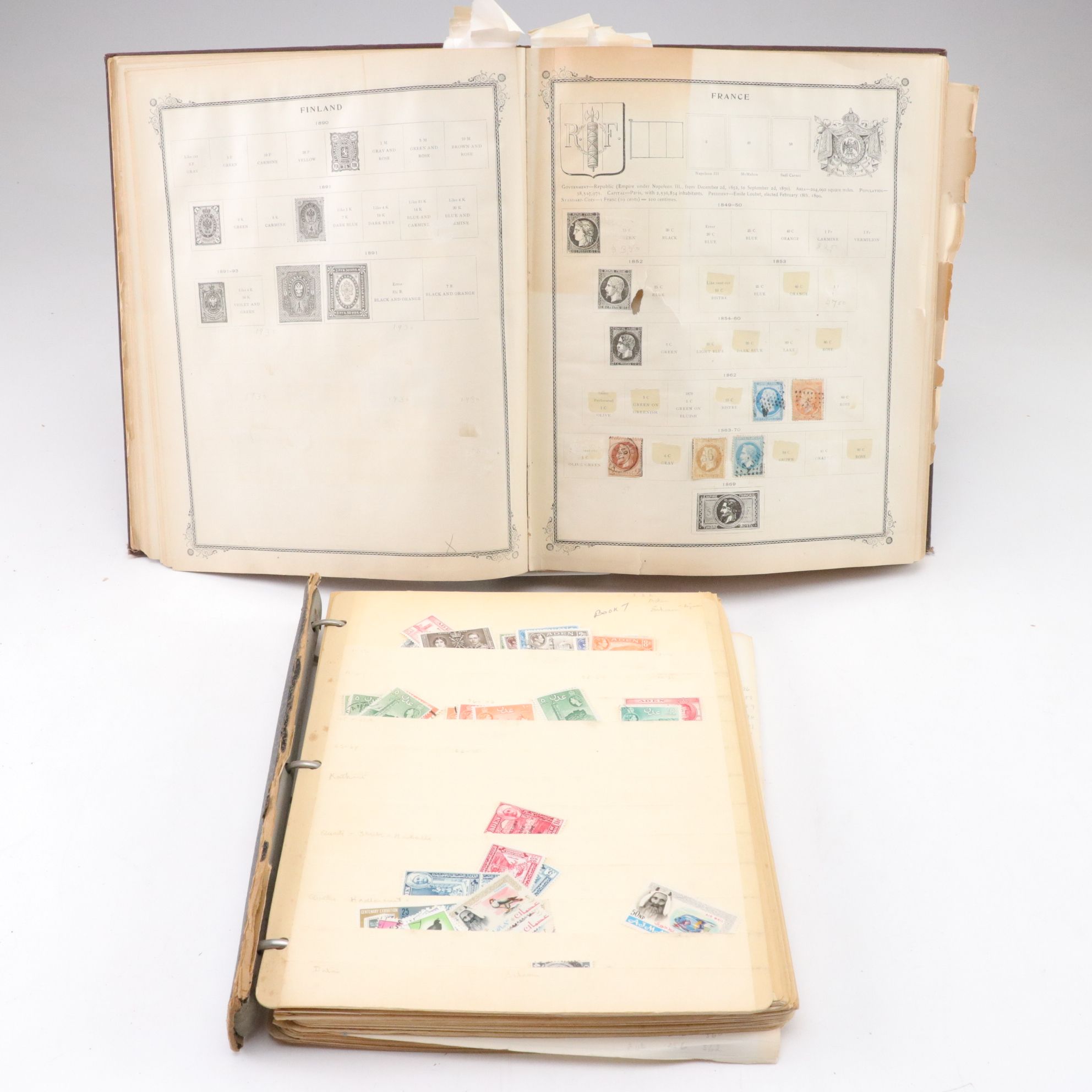 International Stamp Collection with Scott's 1901 Album