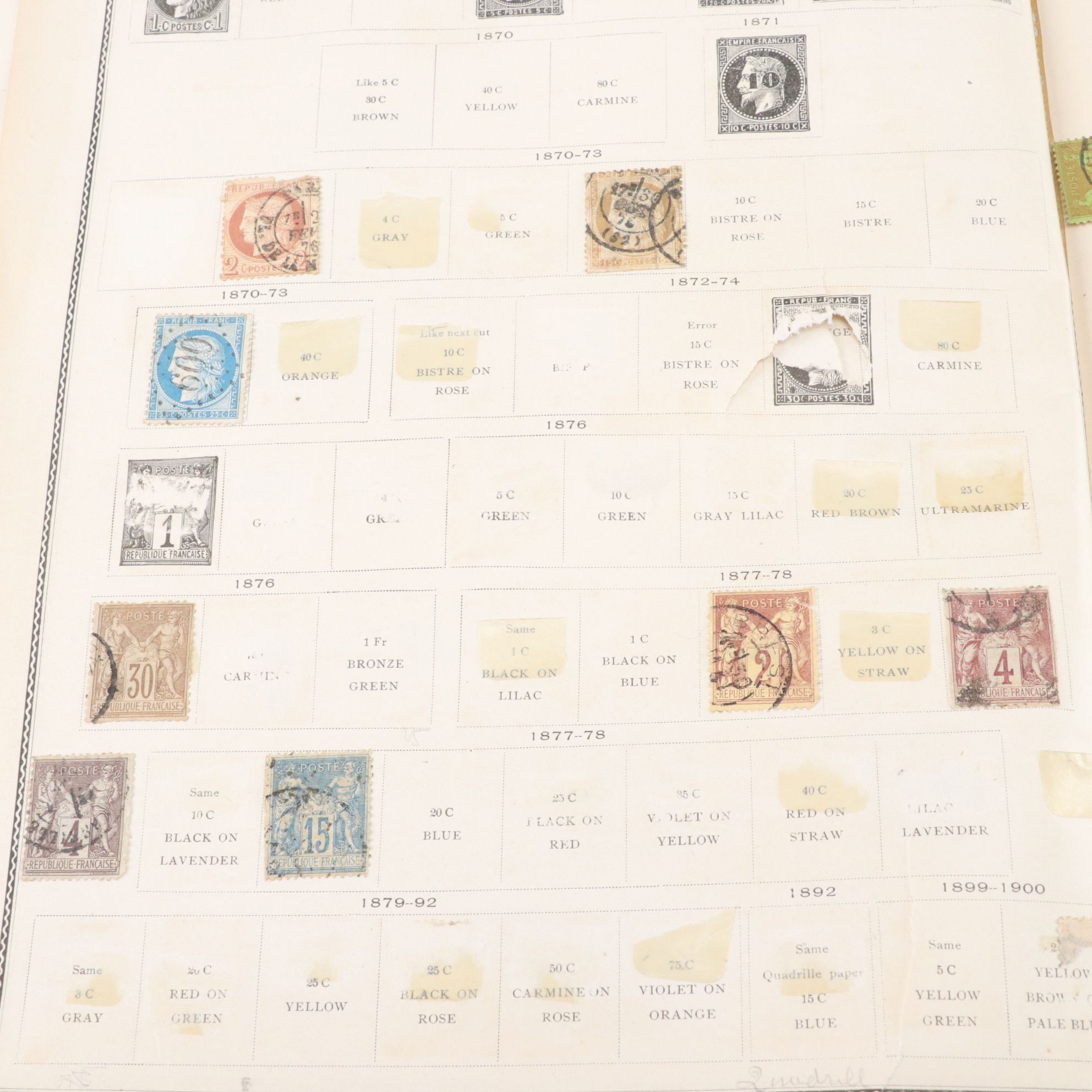 International Stamp Collection with Scott's 1901 Album