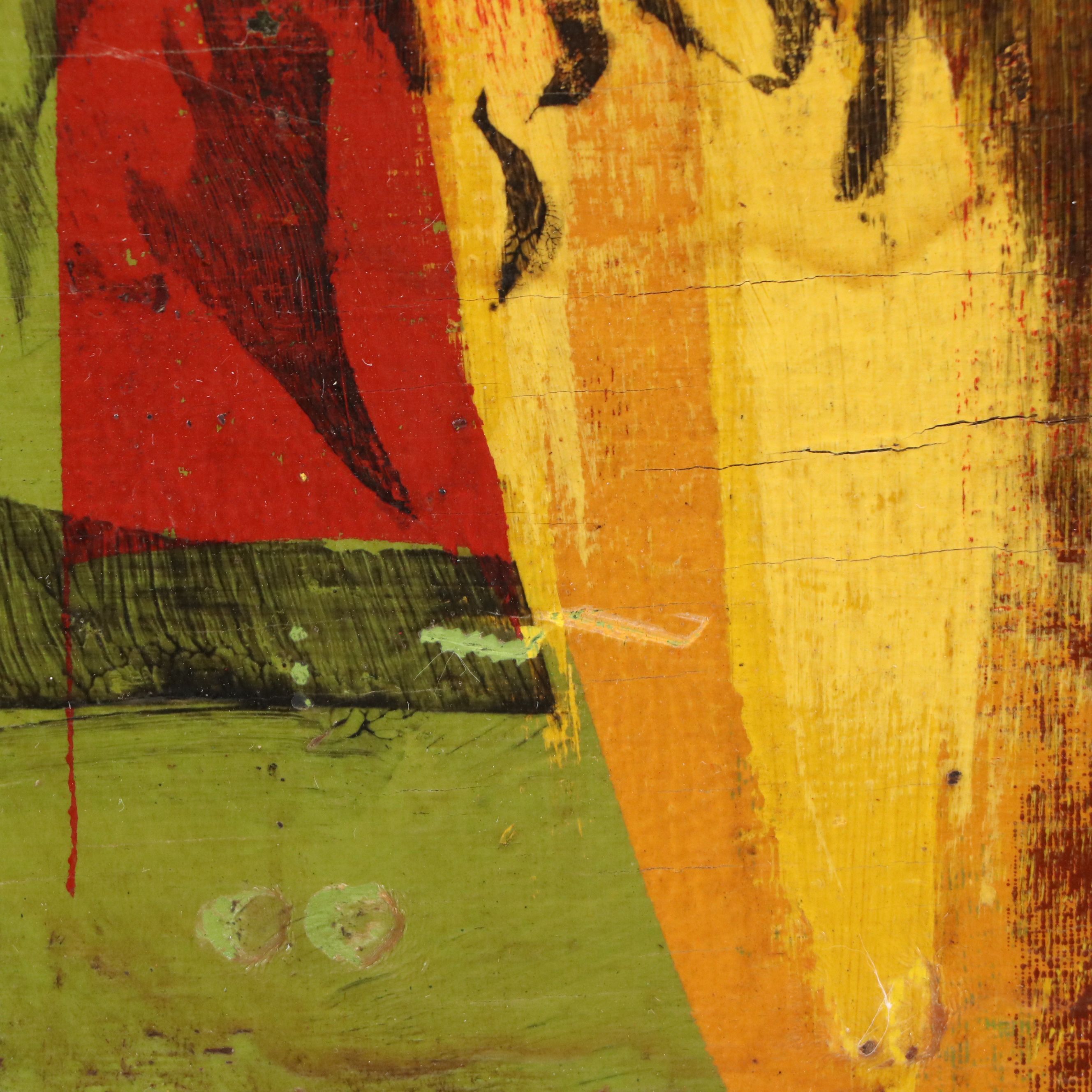 Caldwell Still Life Oil Painting "Warm Florals," 20th Century