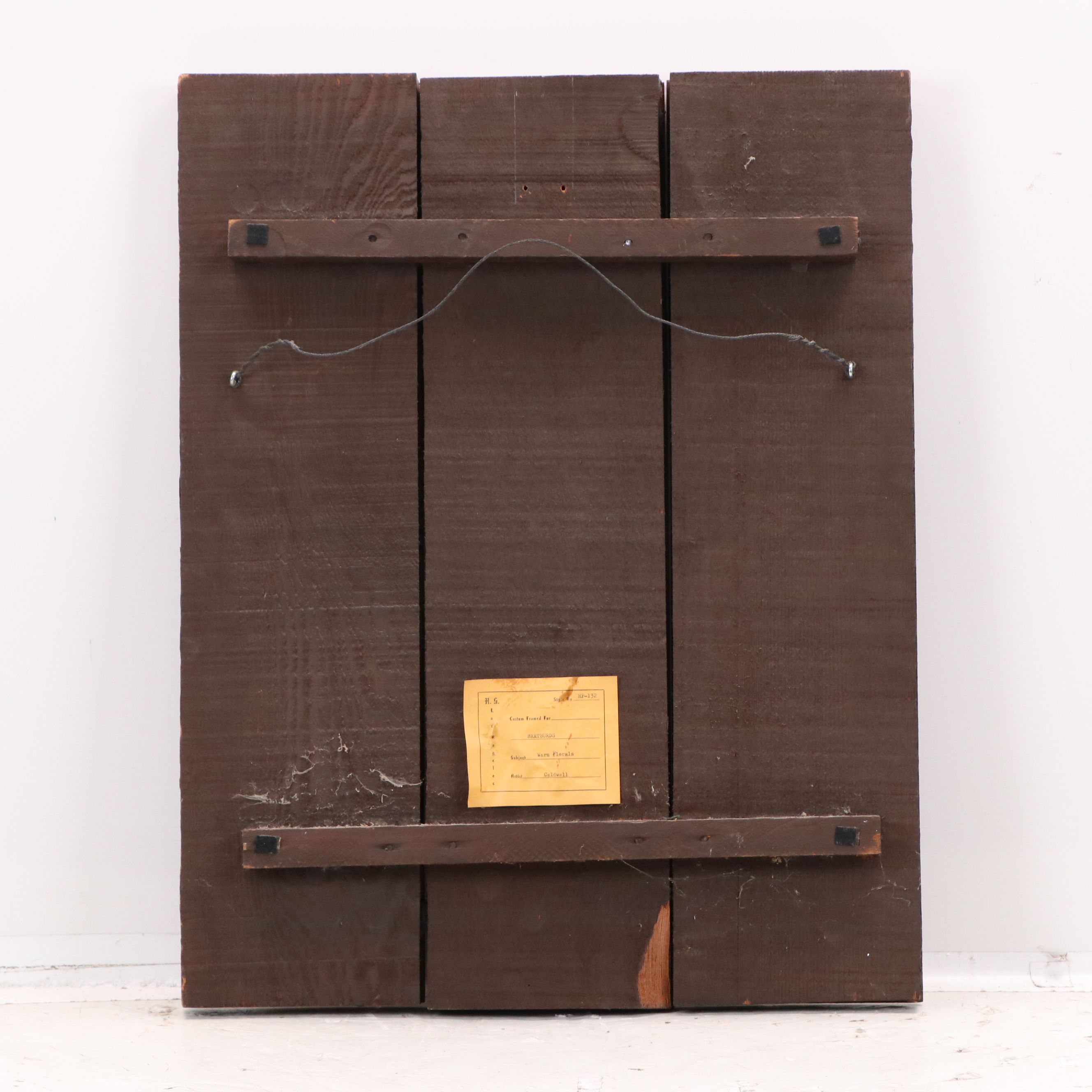 Caldwell Still Life Oil Painting "Warm Florals," 20th Century