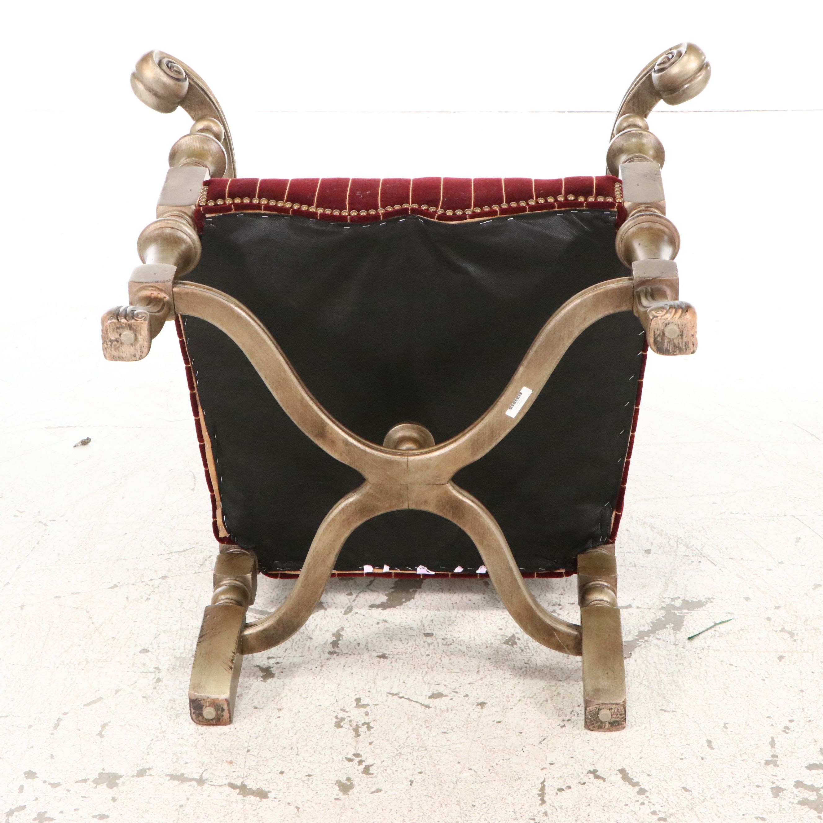 Pair of Giltwood Louis XIV Style Fauteuils à la Reine, 20th Century