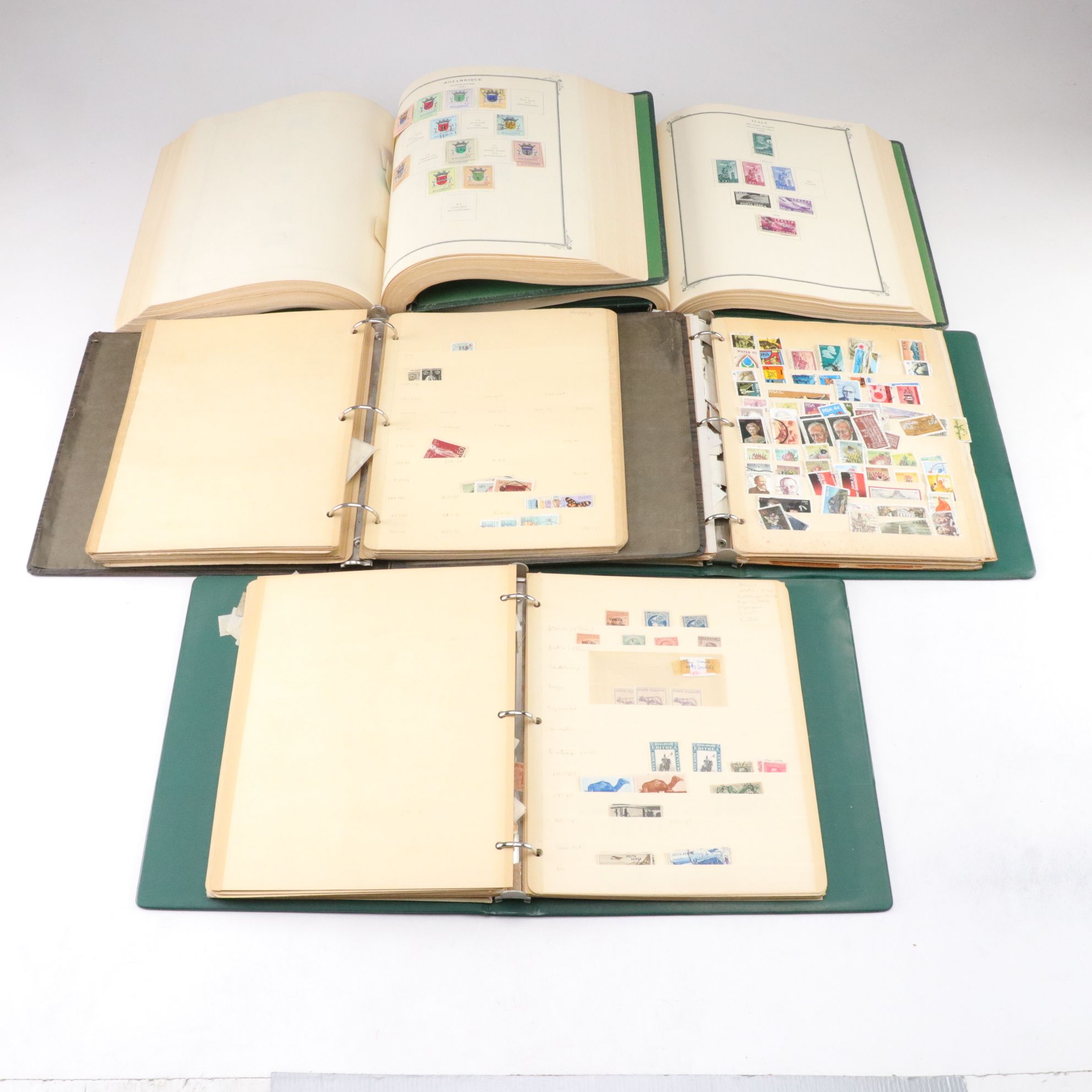 International Stamp Collection with Scott's Italy and Portugal Specialty Albums