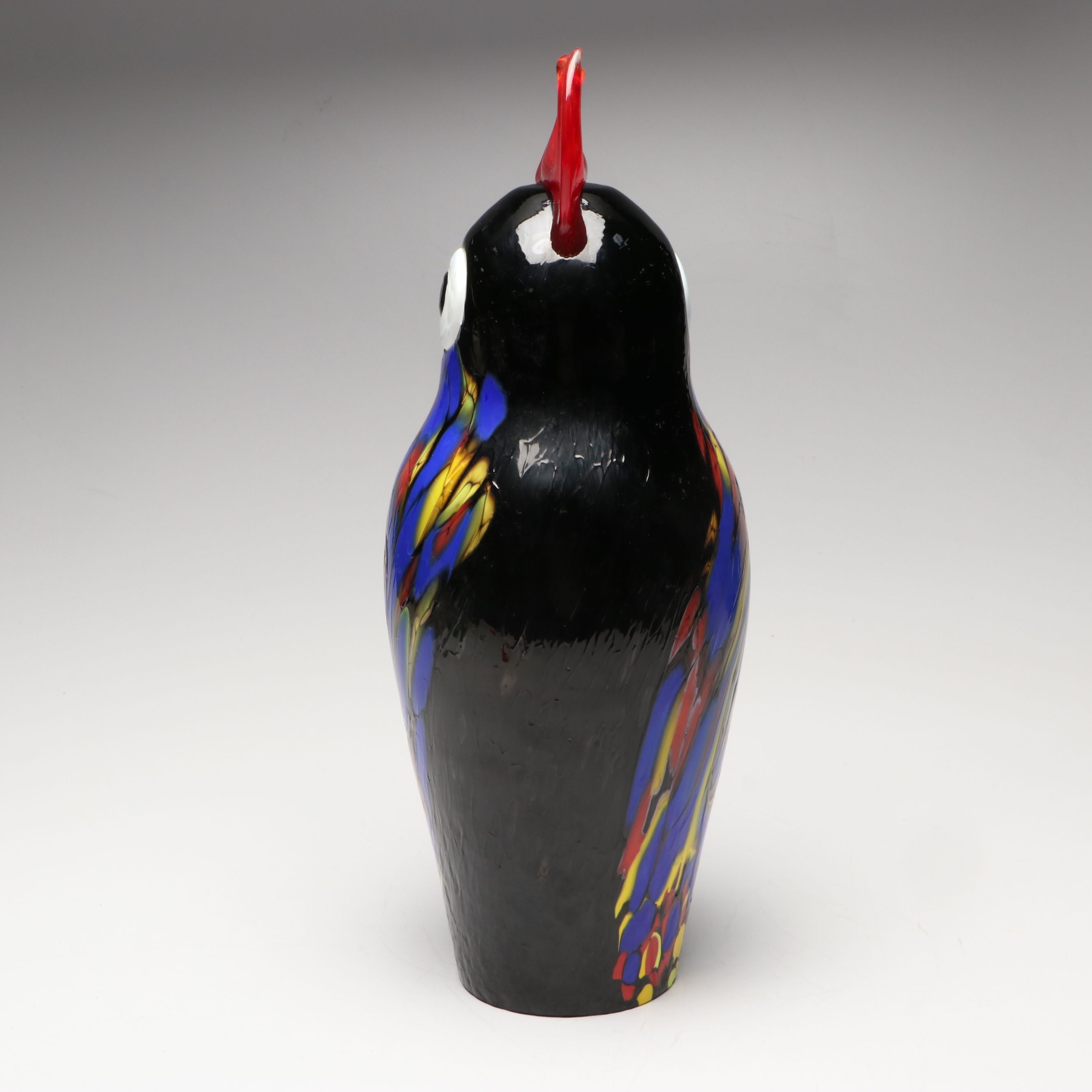 Murano Handcrafted Art Glass Rooster, Late 20th Century
