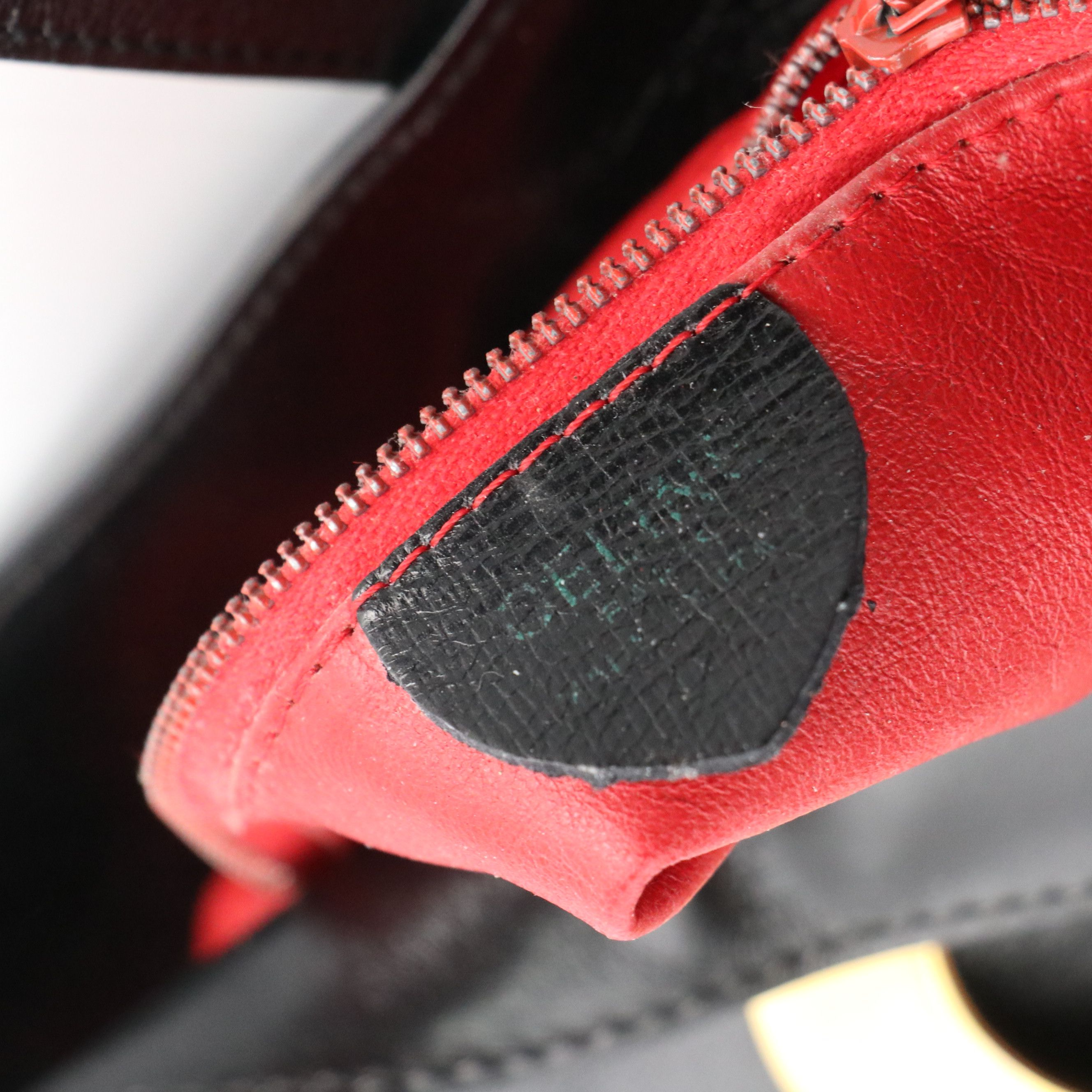 Celine Circle Logo Bucket Bag in Black Calfskin Leather