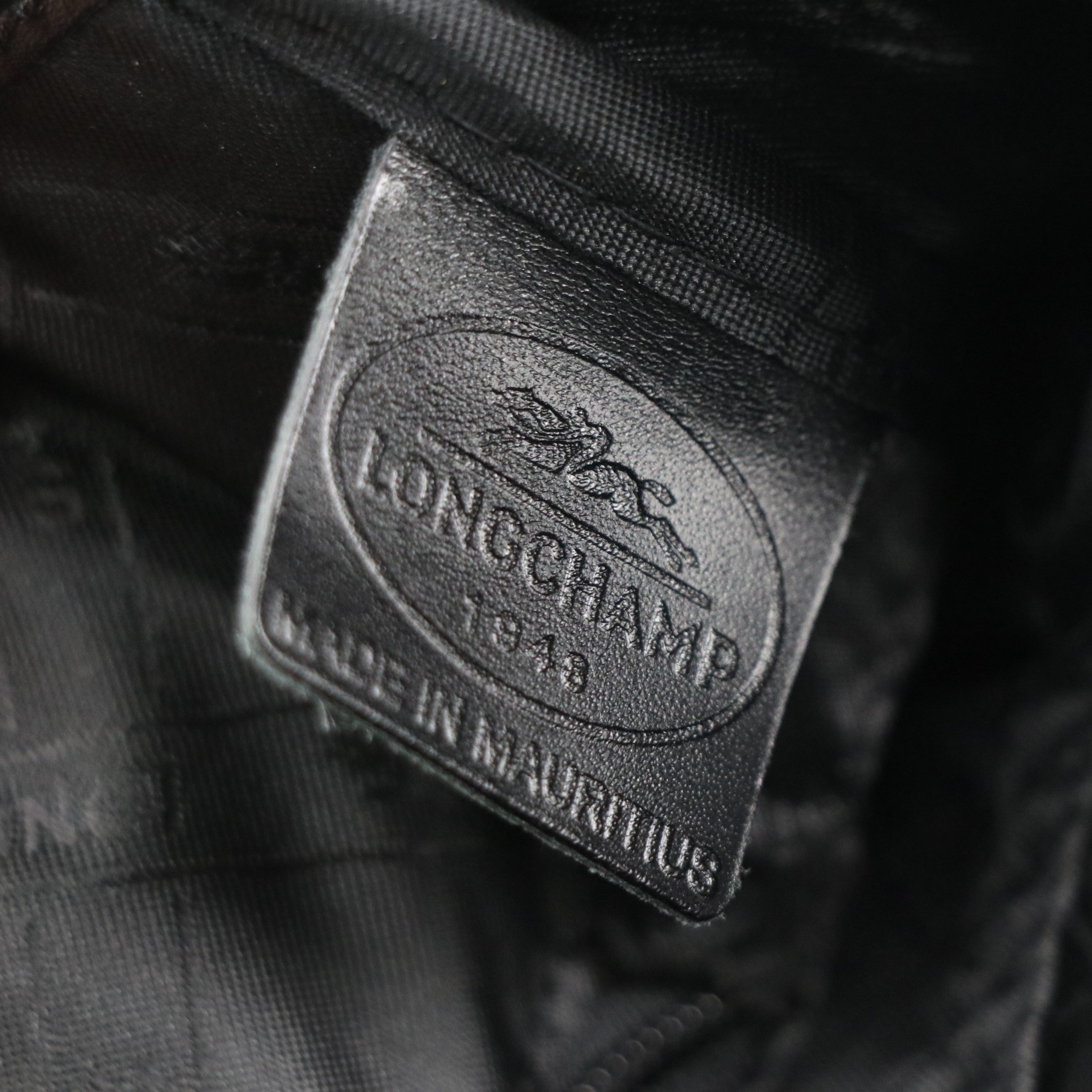 Longchamp Roseau Tote Bag in Black Leather