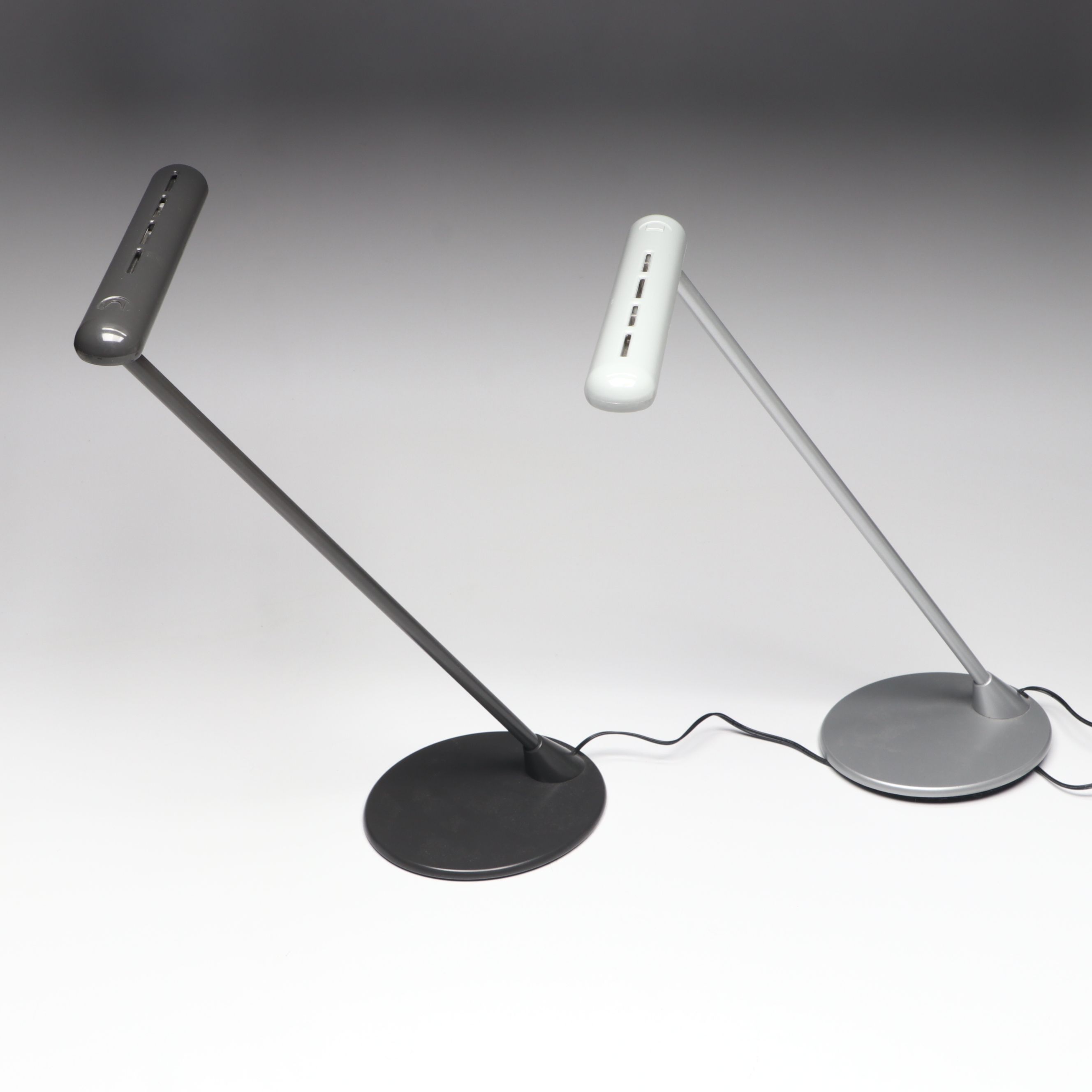 Two Herman Miller "Flute" Individual Task Lamps, 2022 and 2024