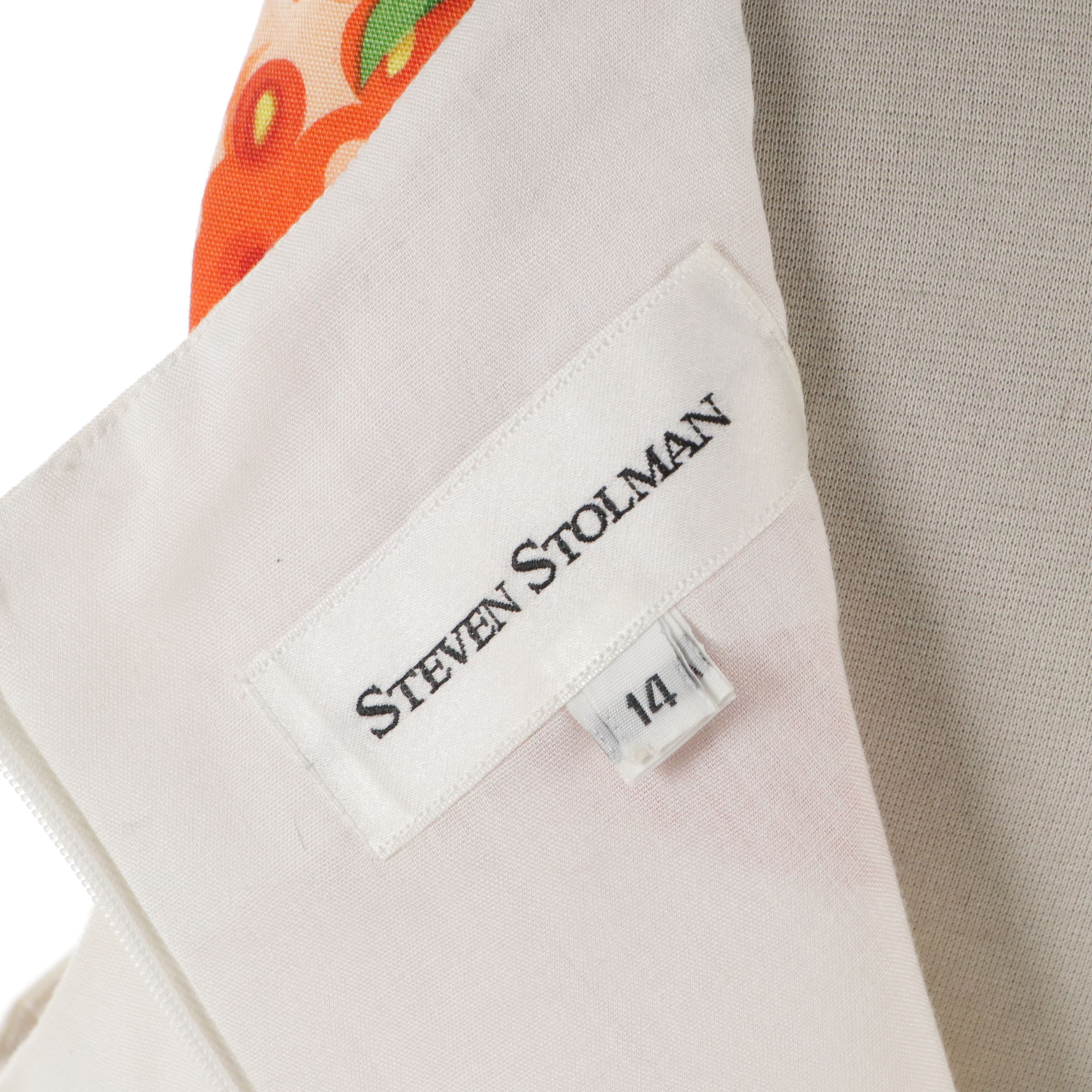 Steven Stolman Strawberry Printed Sleeveless Shift Dress