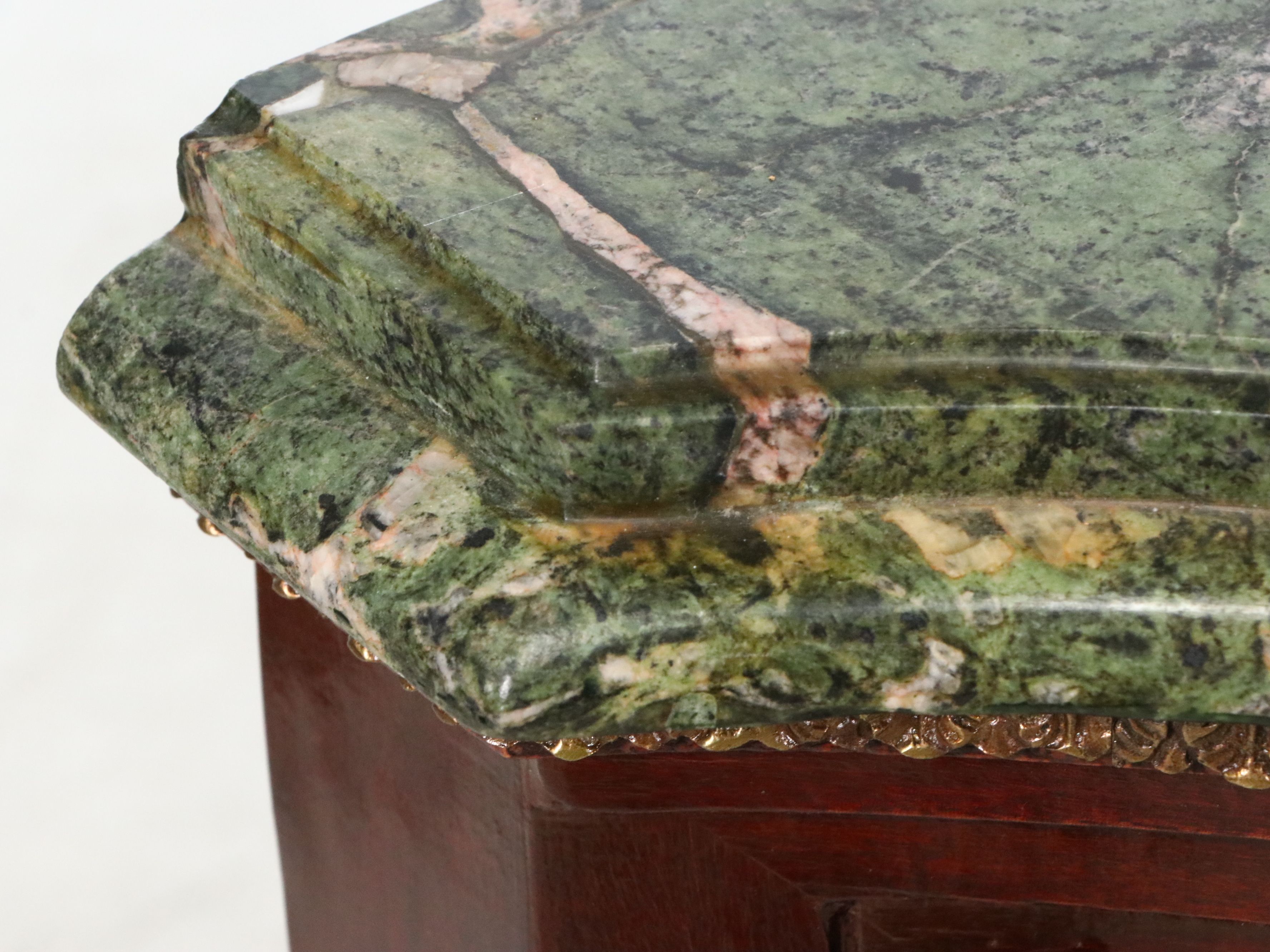 Napoleon III Style Ormolu Mounted Mahogany Buffet with Marble Top