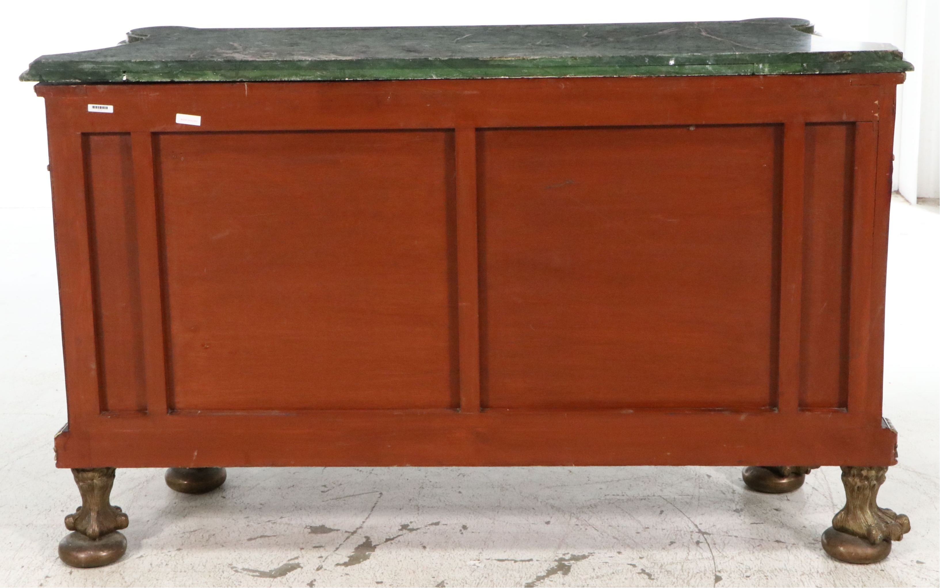 Napoleon III Style Ormolu Mounted Mahogany Buffet with Marble Top