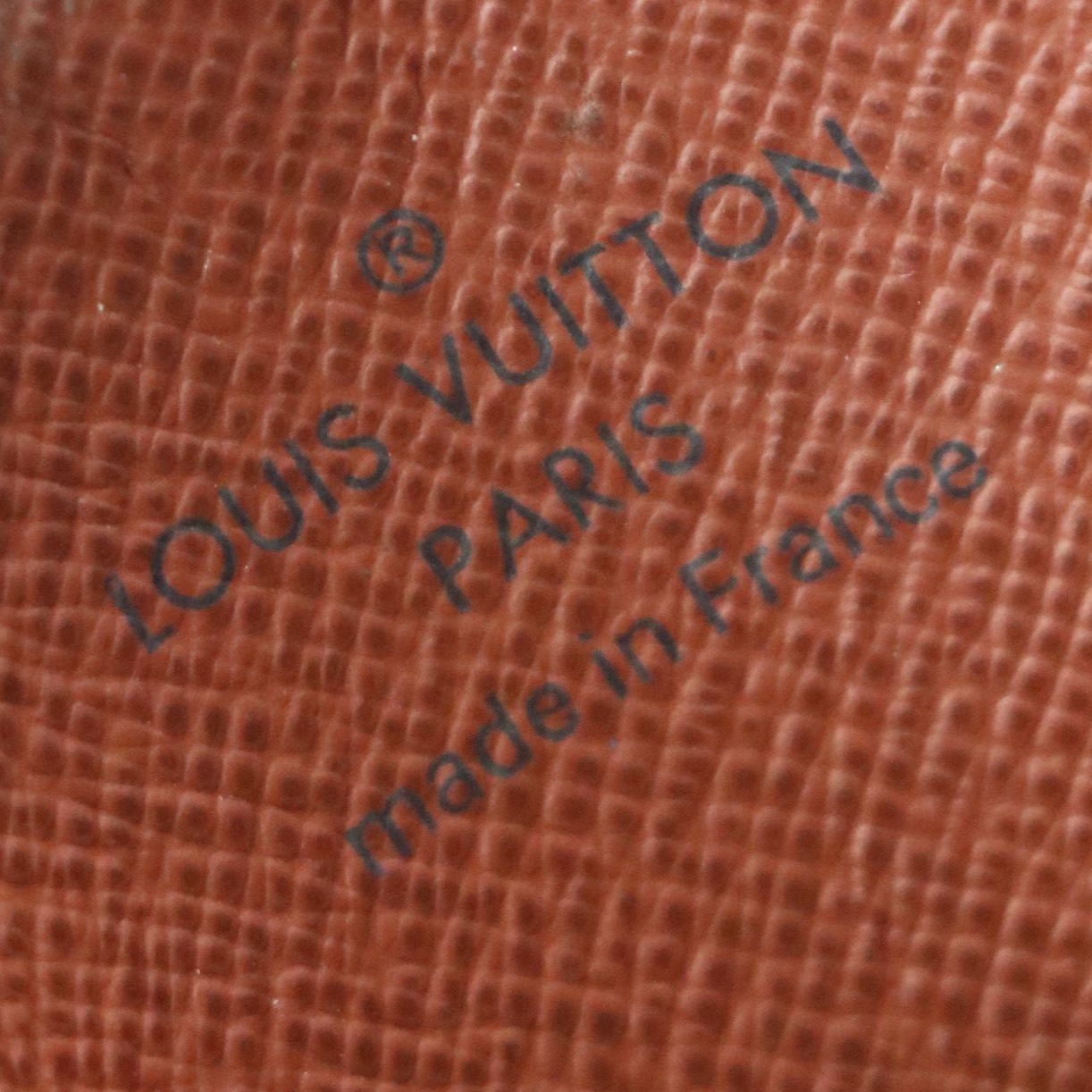 Louis Vuitton Round Coin Pouch in Monogram Canvas and Leather