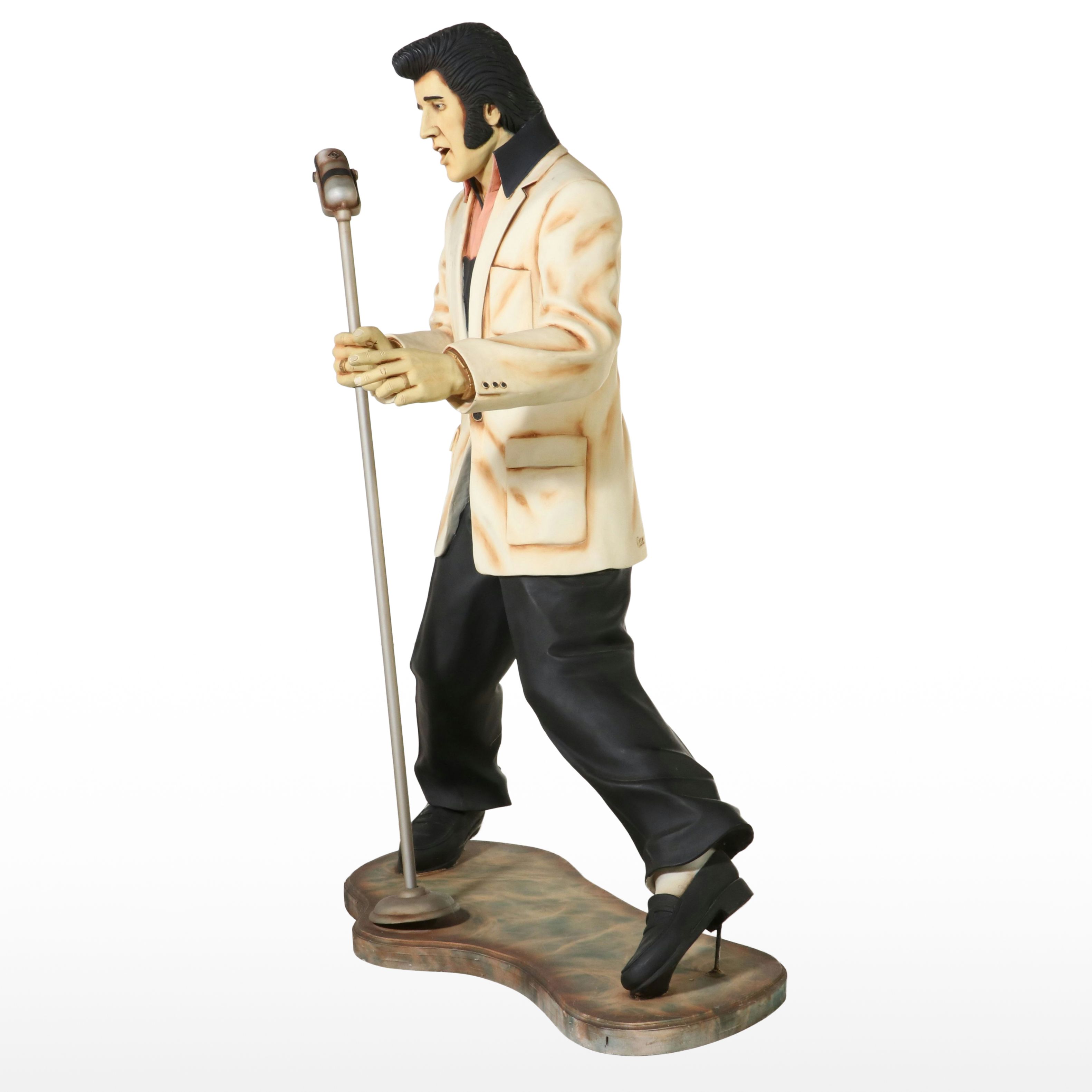 Life-Sized Elvis Presley Hand-Painted Statue
