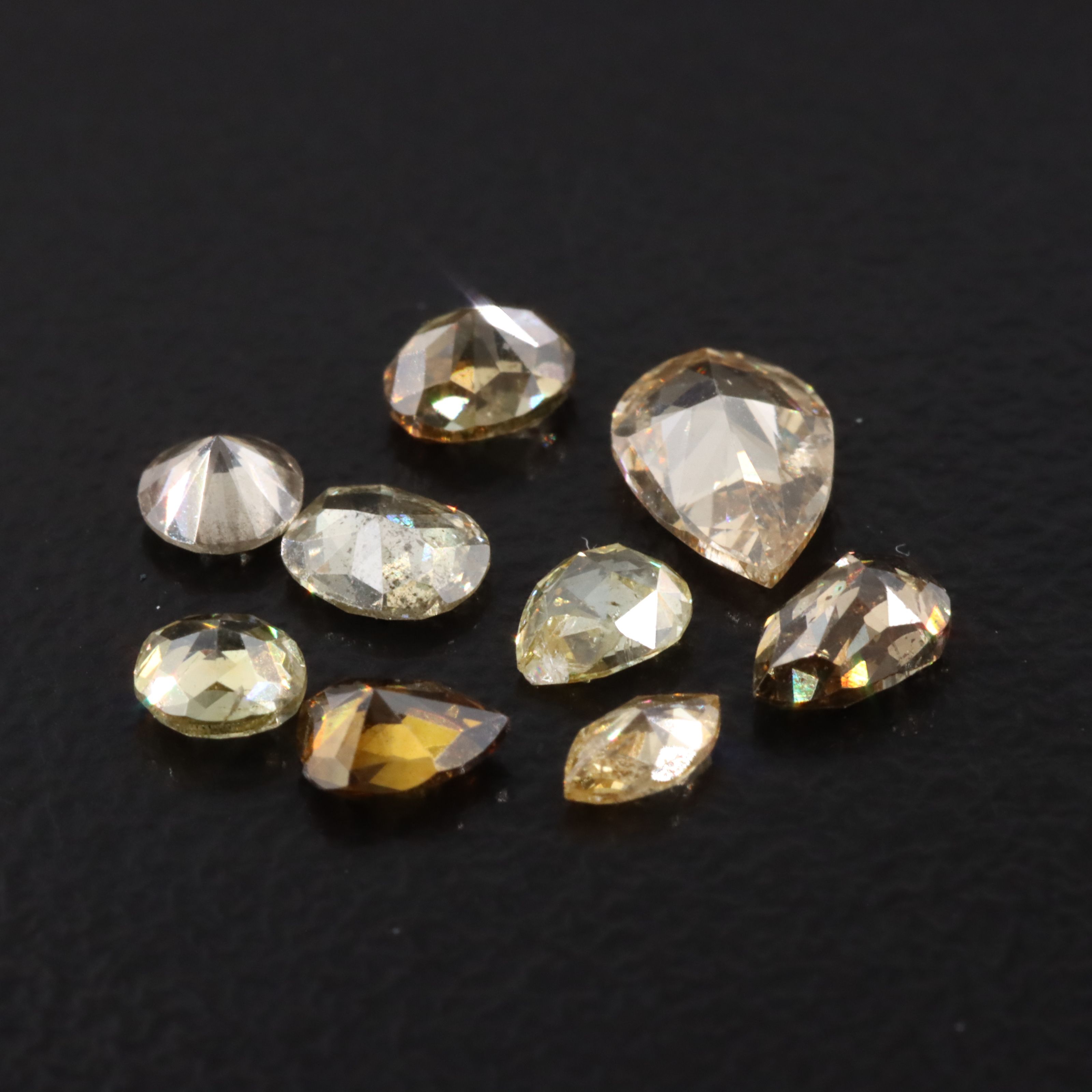 Loose 1.54 CTW Diamonds Including Fancy Colors