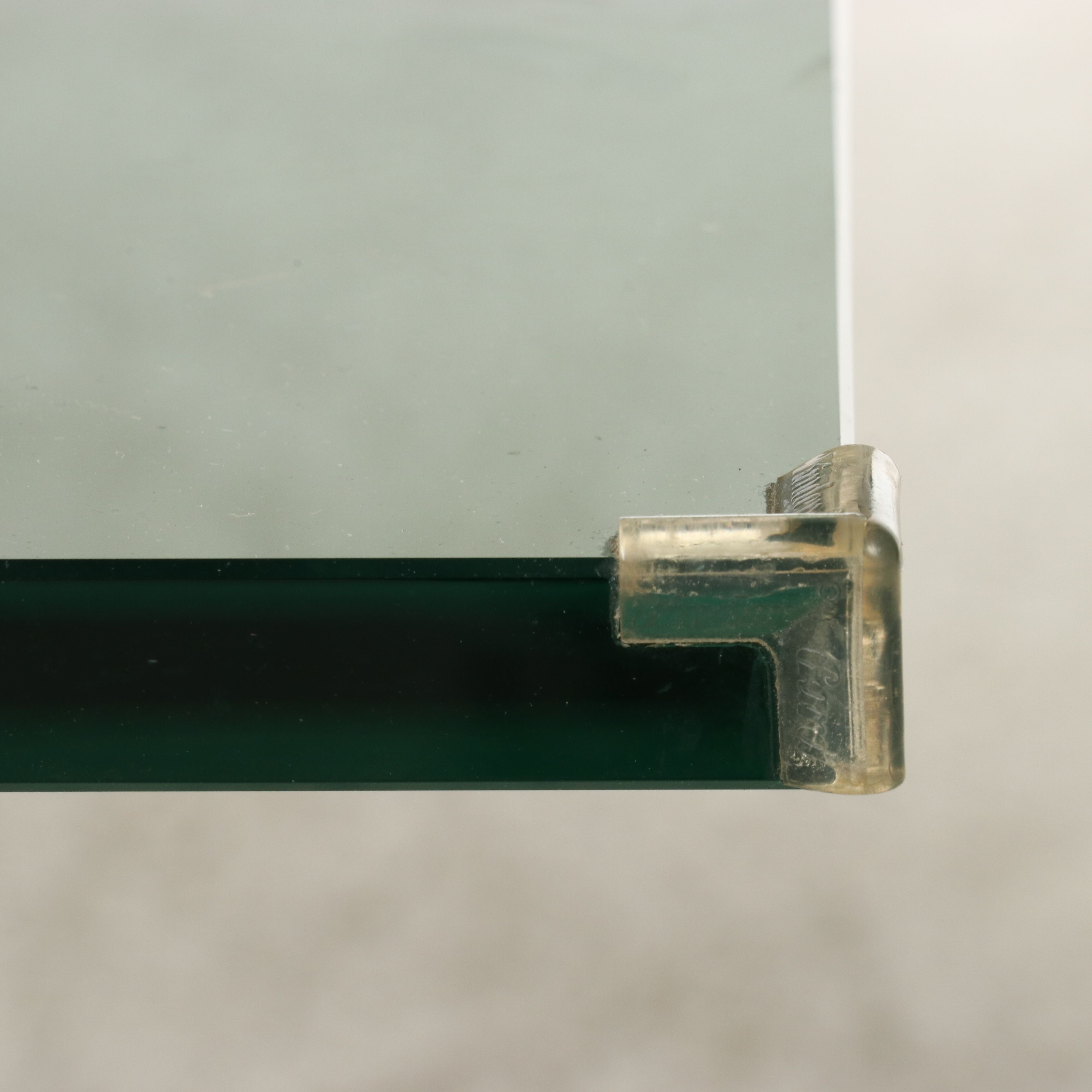 Postmodern Style Chrome and Glass X-Base Coffee Table, Late 20th Century