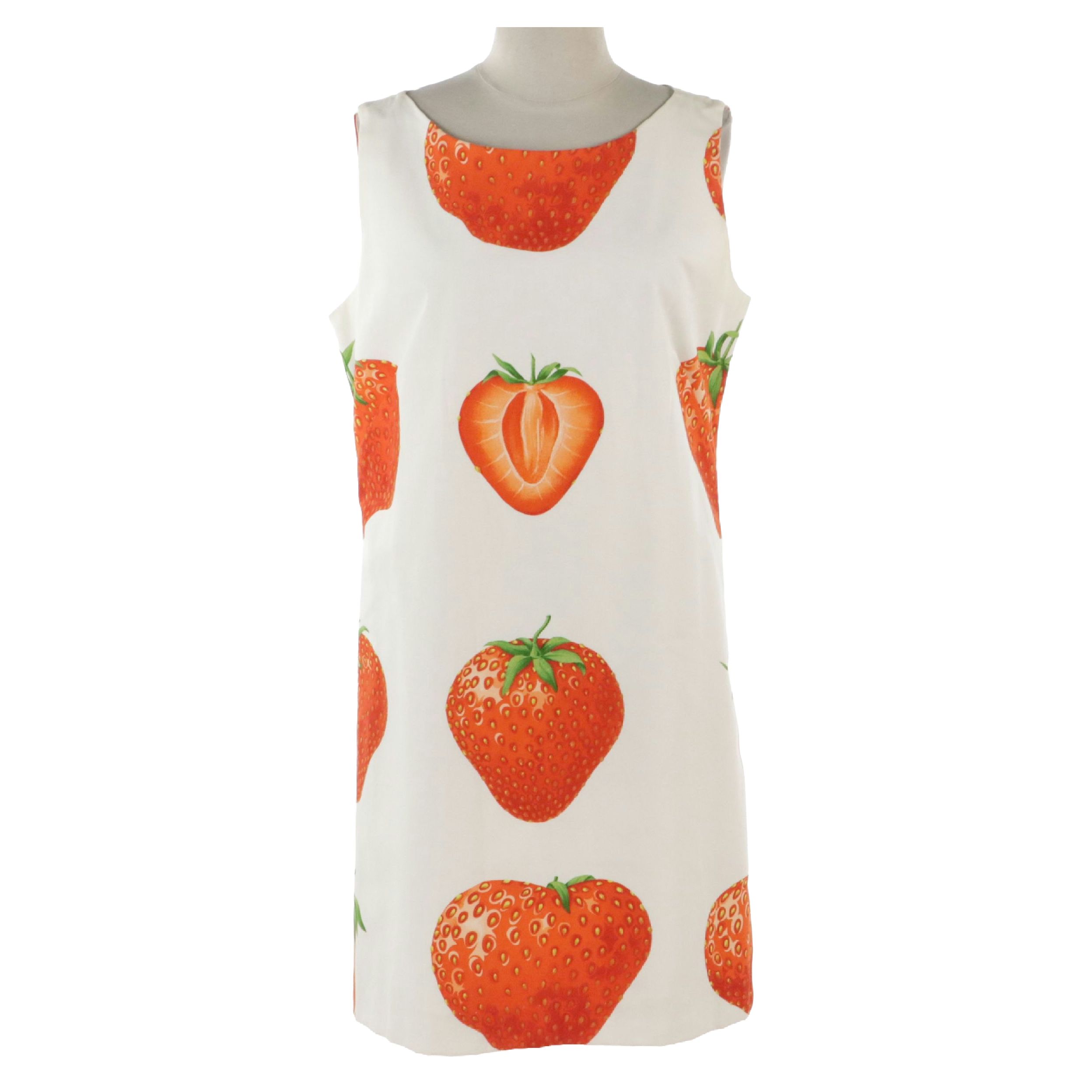 Steven Stolman Strawberry Printed Sleeveless Shift Dress