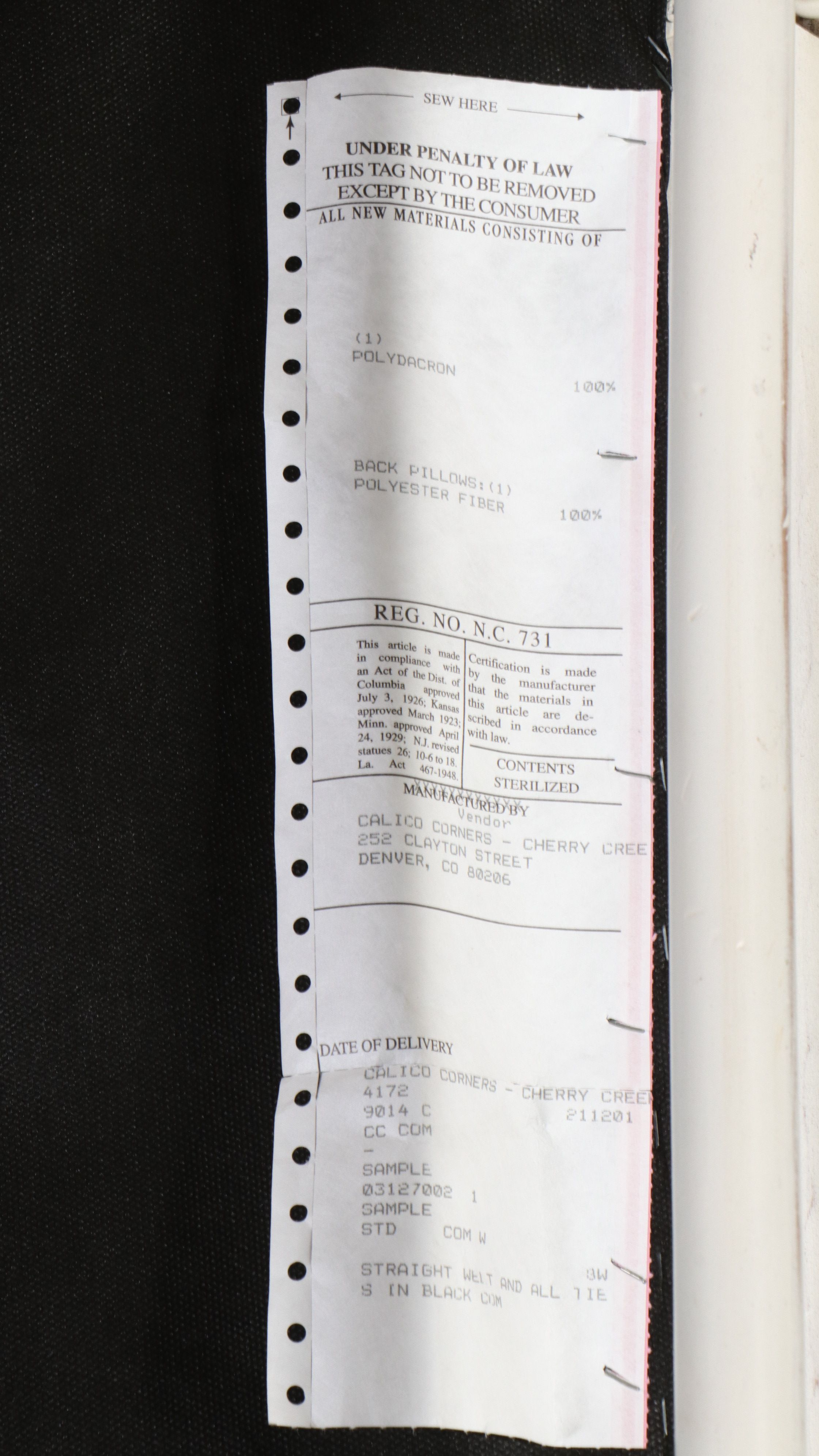 Brandywine Design Ladder-Back Armchair with Toile Upholstery