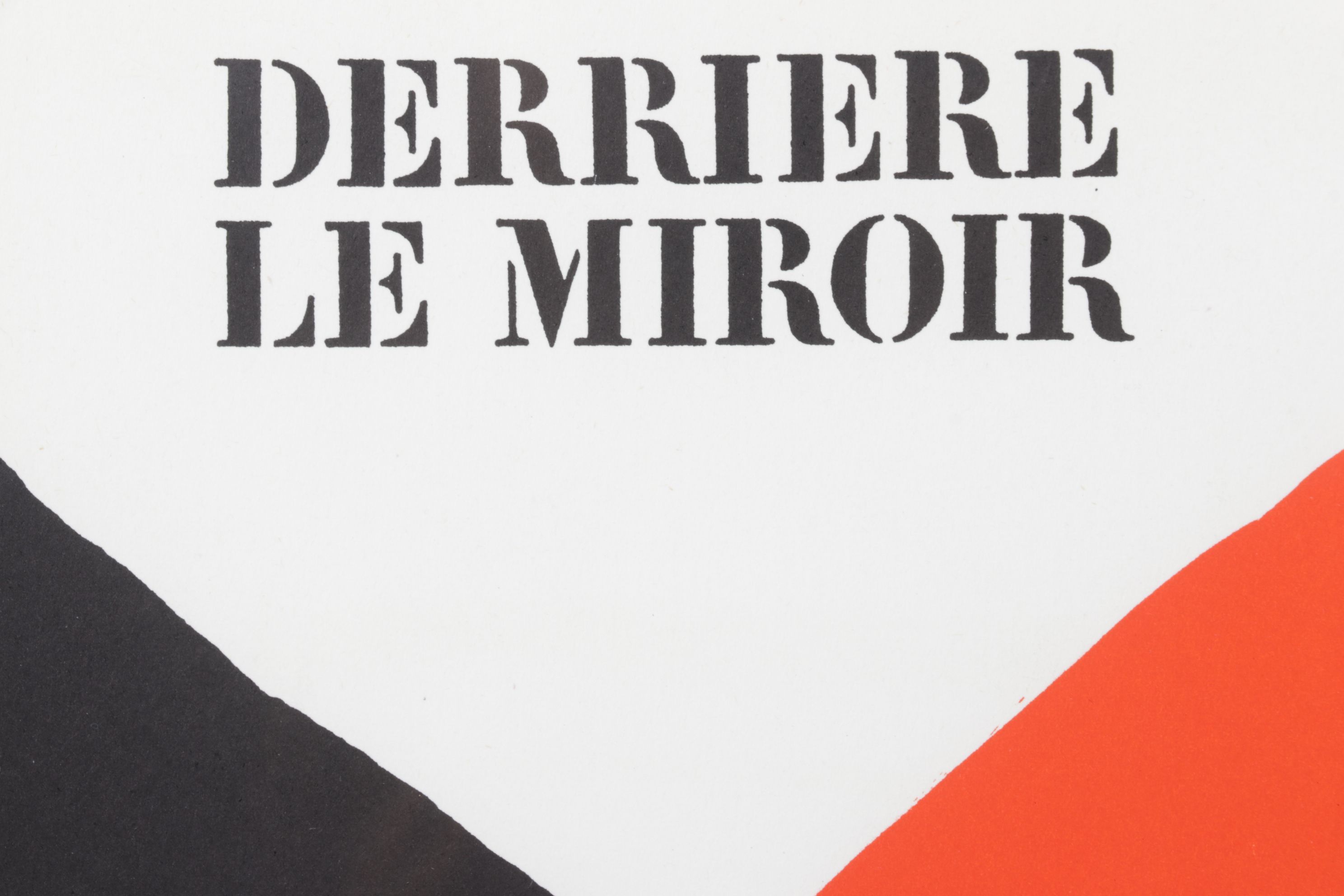 Alexander Calder Lithograph for "Derrière le Miroir #190", 1971