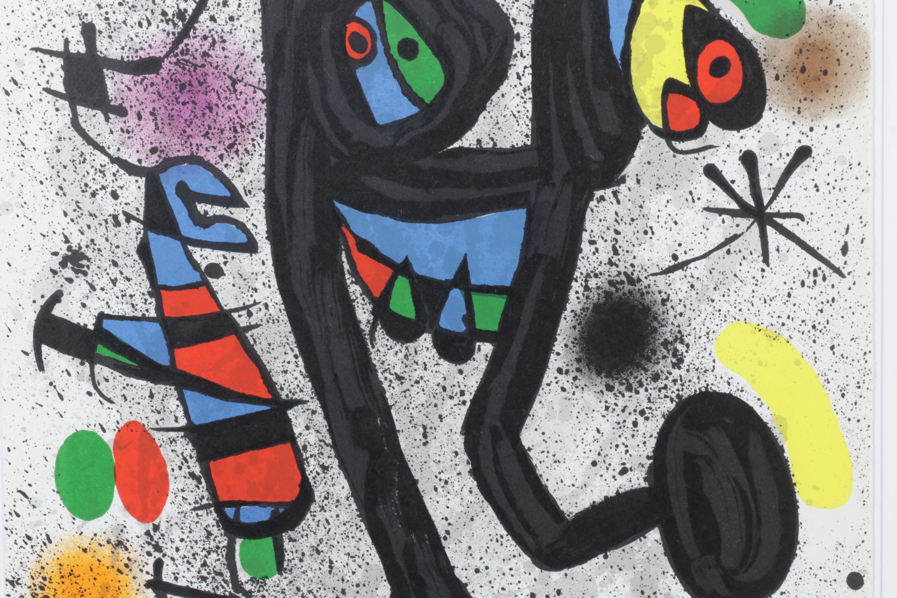 Joan Miró Color Lithograph for "Derrière le Miroir," 1971