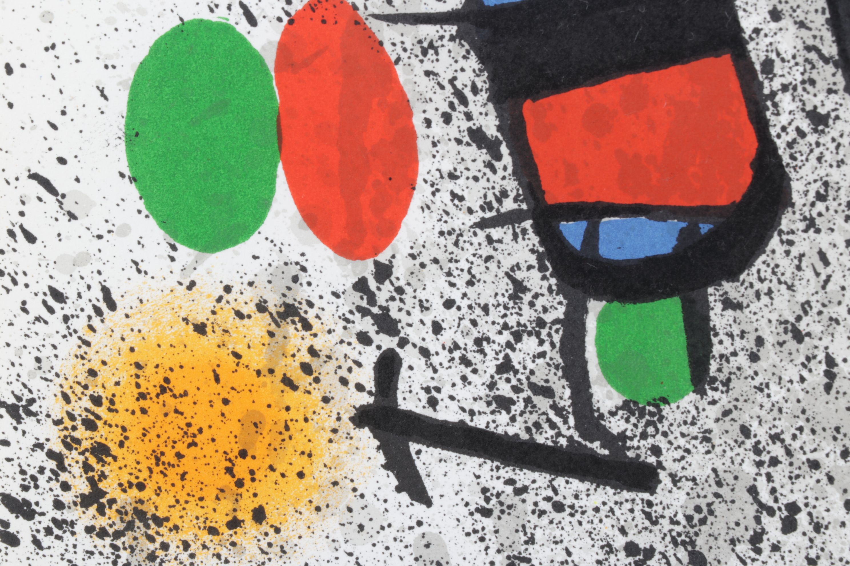 Joan Miró Color Lithograph for "Derrière le Miroir," 1971