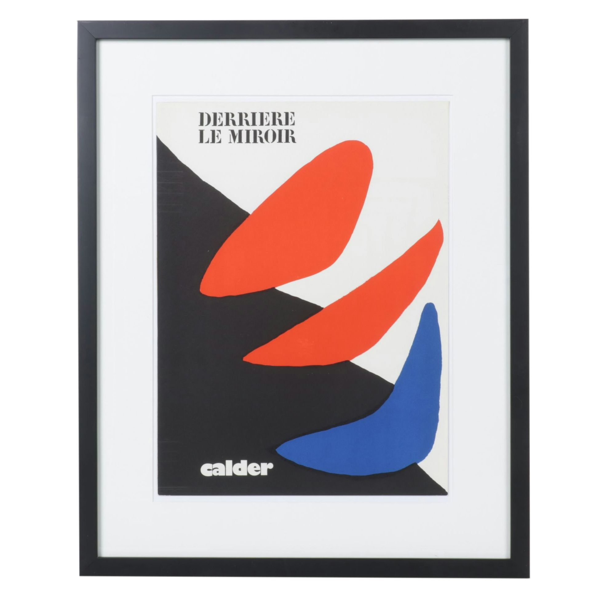 Alexander Calder Lithograph for "Derrière le Miroir #190", 1971