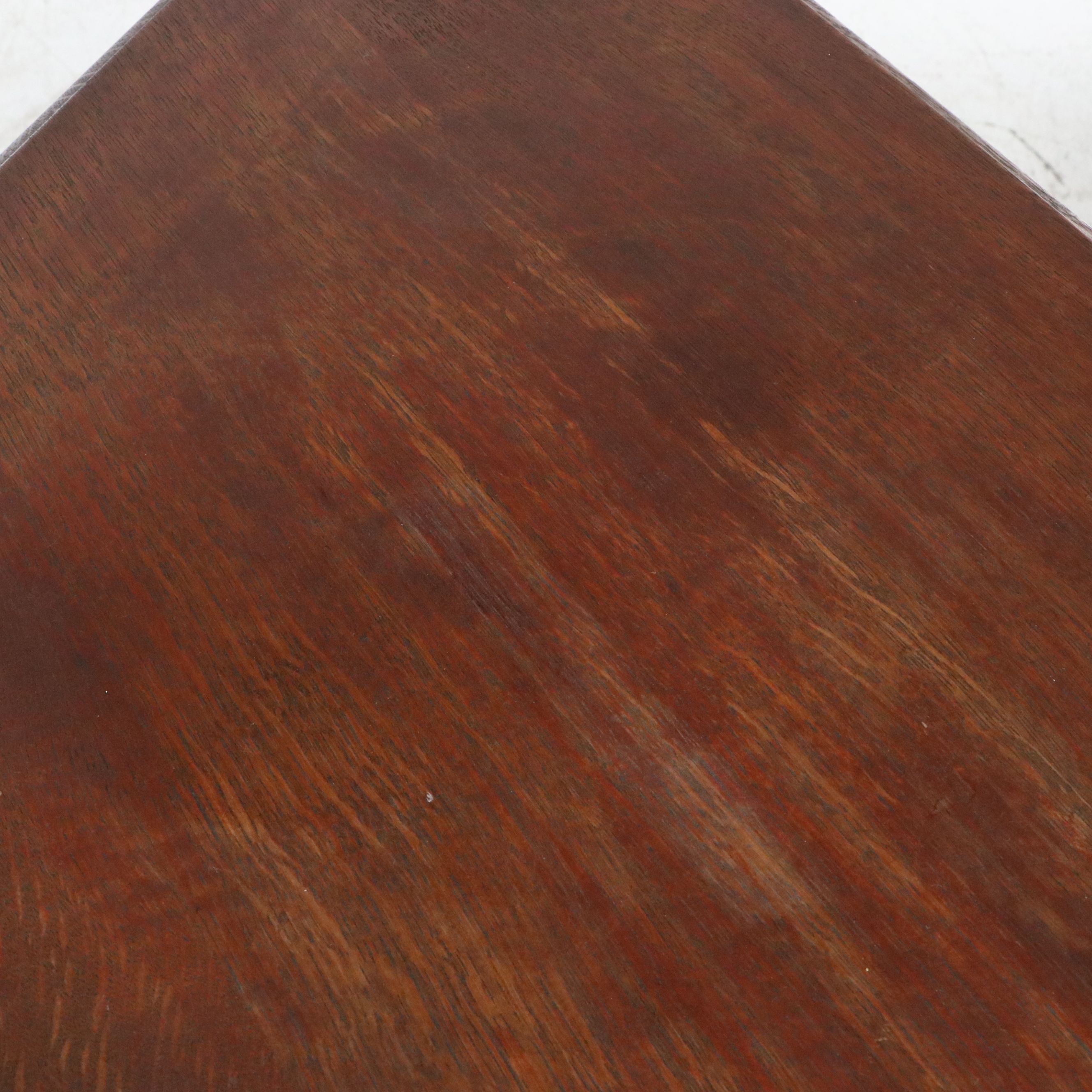 Victorian Aesthetic Movement Oak Corner Table, Late 19th Century