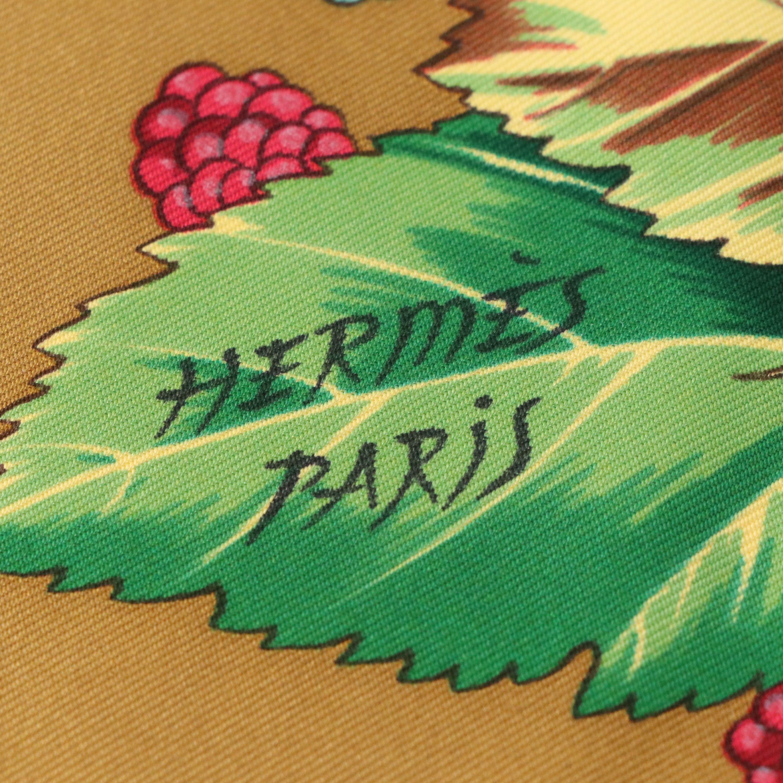 Hermès "L'Arbre de Soie" Silk Twill Scarf 90