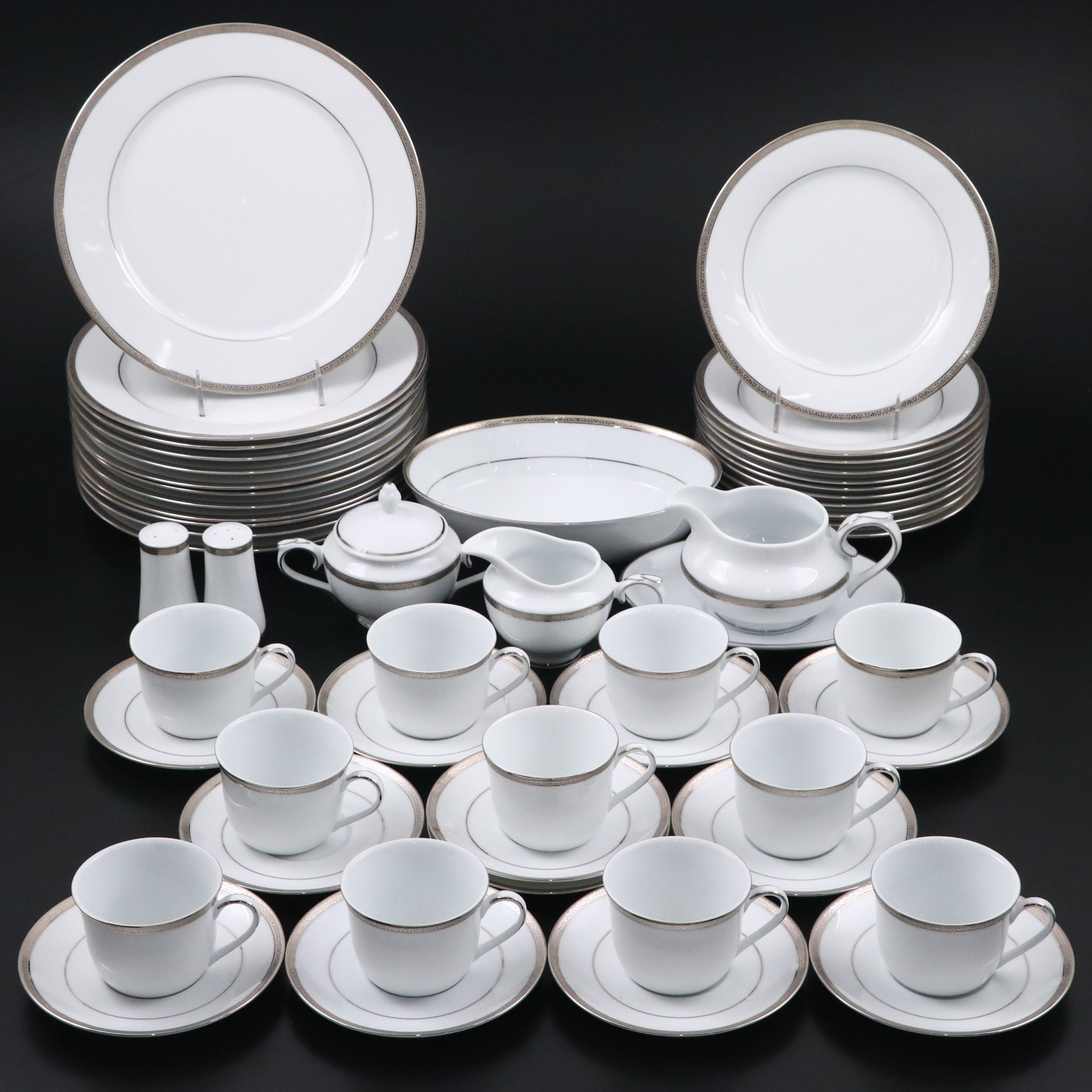 Charter Club "Grand Buffet Platinum" Ceramic Dinnerware, 2006–2016