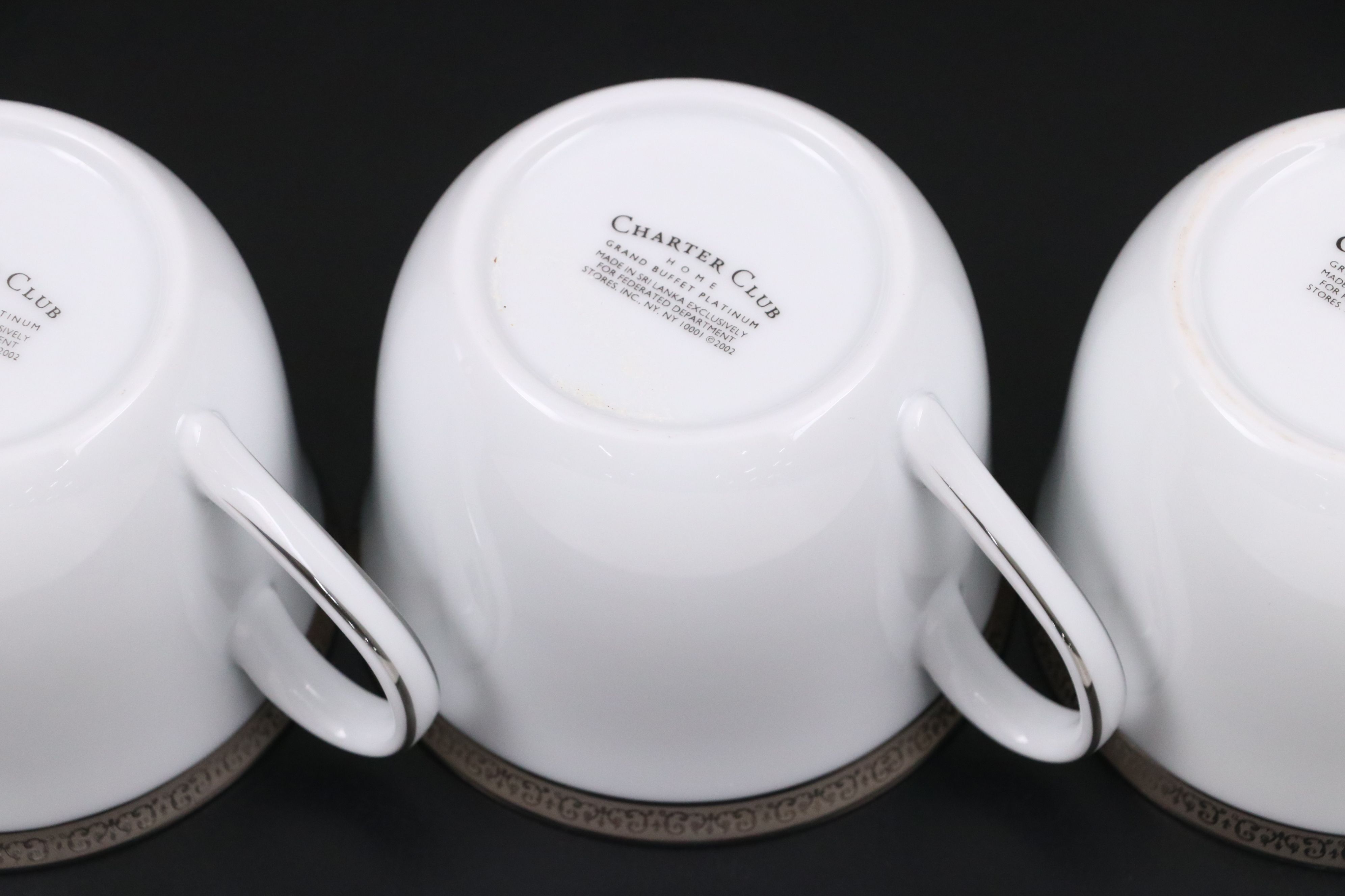 Charter Club "Grand Buffet Platinum" Ceramic Dinnerware, 2006–2016