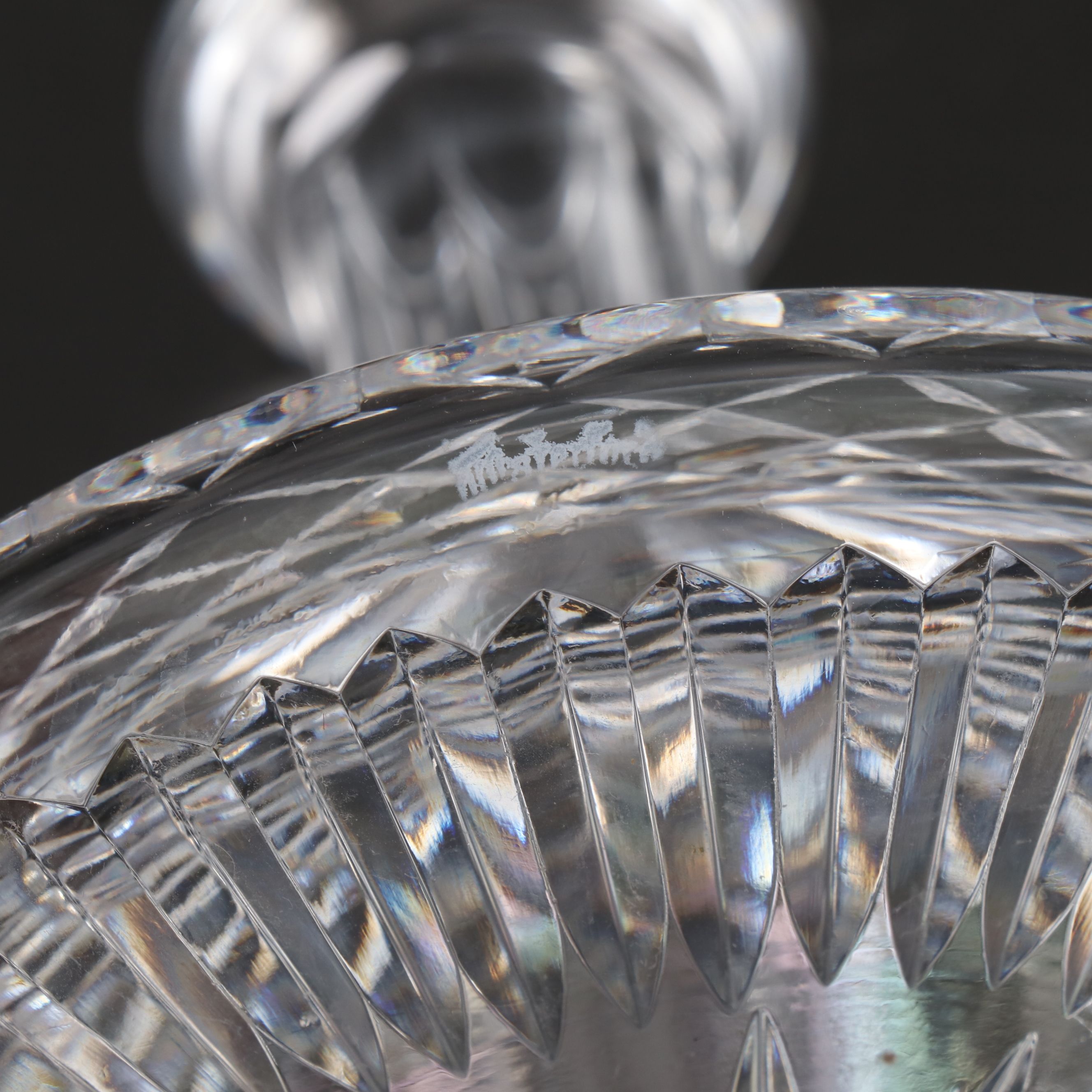 Waterford Crystal "Alana" Ship's Decanter, Mid to Late 20th Century